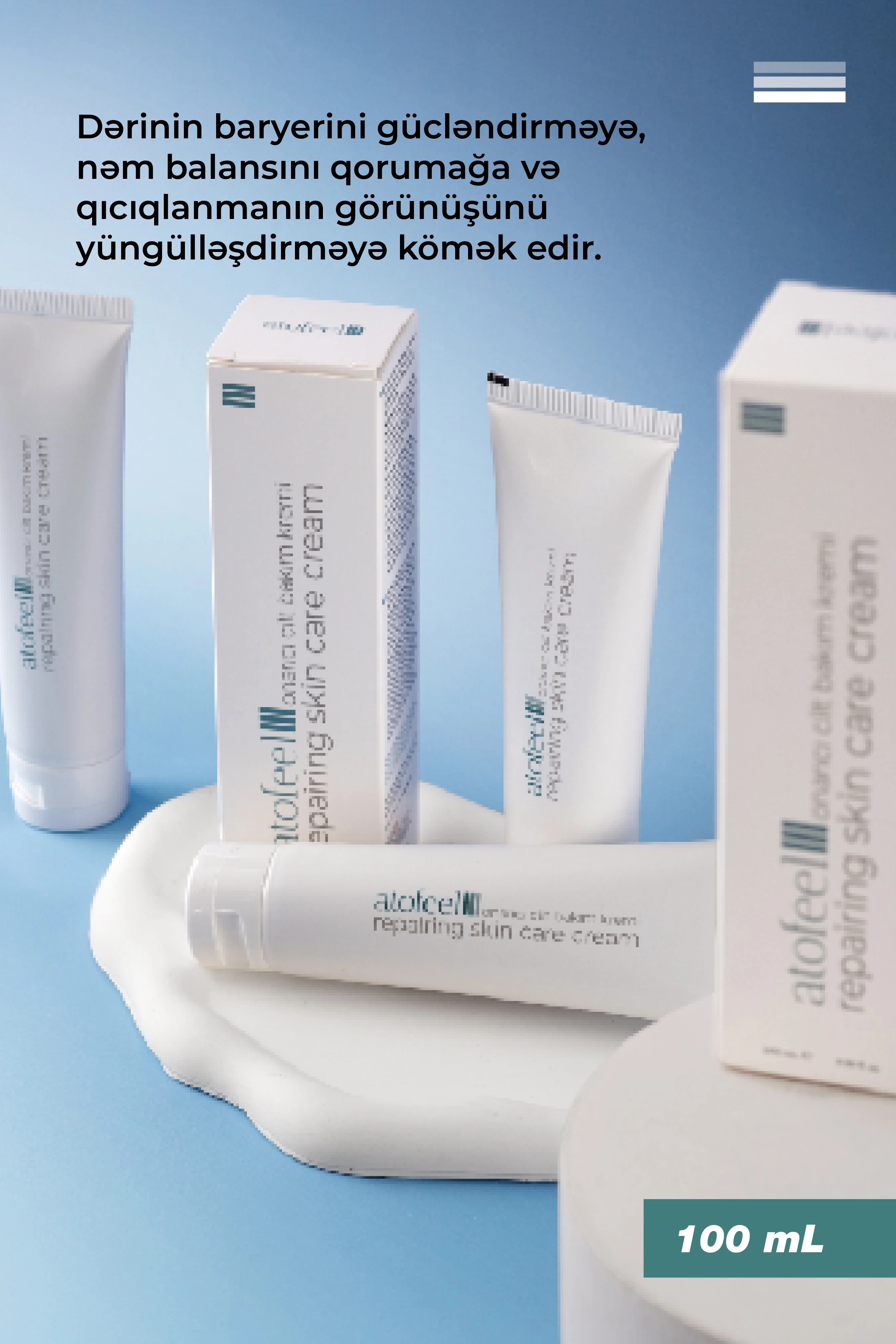 Atofeel Bərpaedici Dəri Baxım Kremi