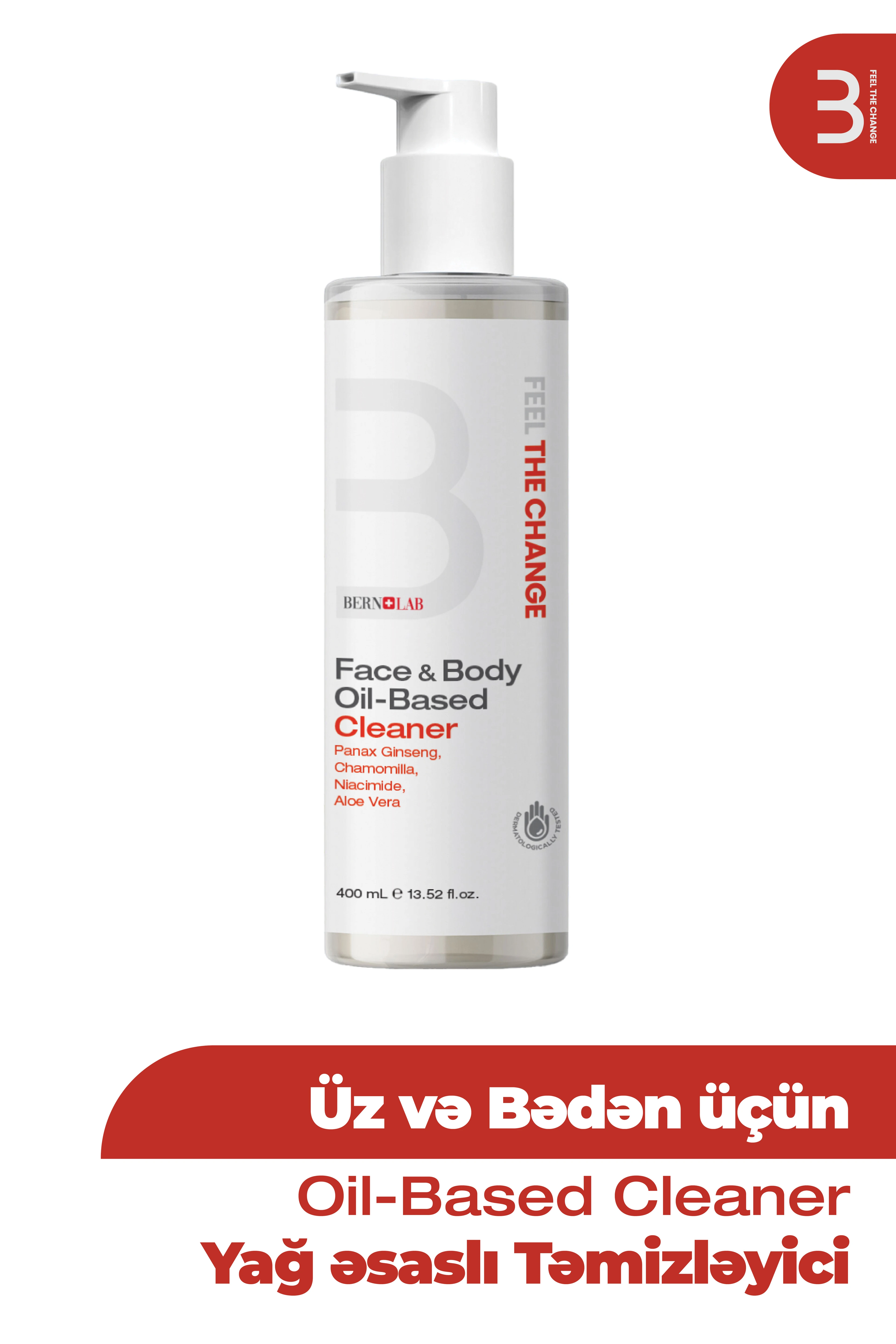 Üz və Bədən Yağ Bazalı Təmizləyici