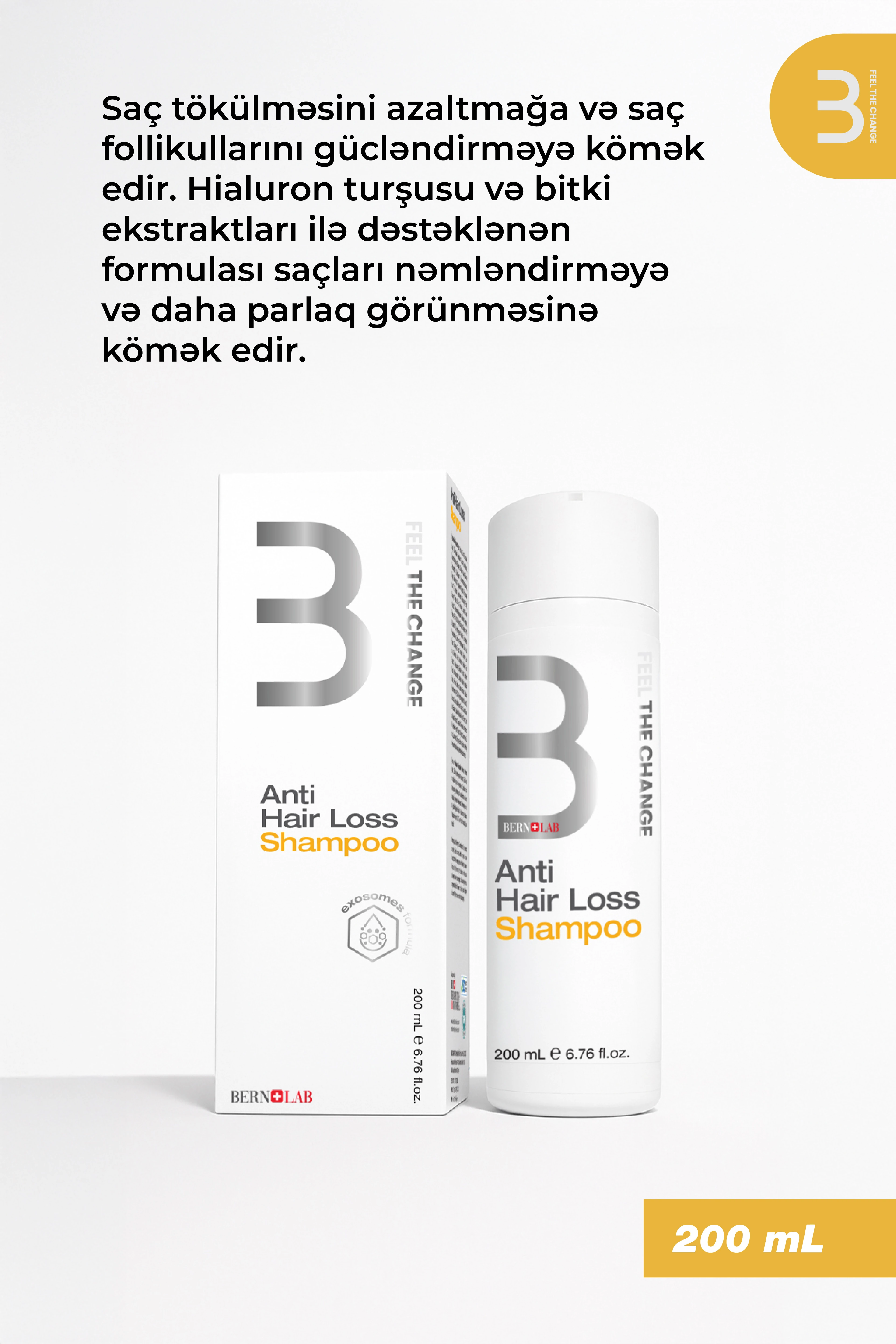 Eksozomlu Saç Tökülməsinə Qarşı Şampun