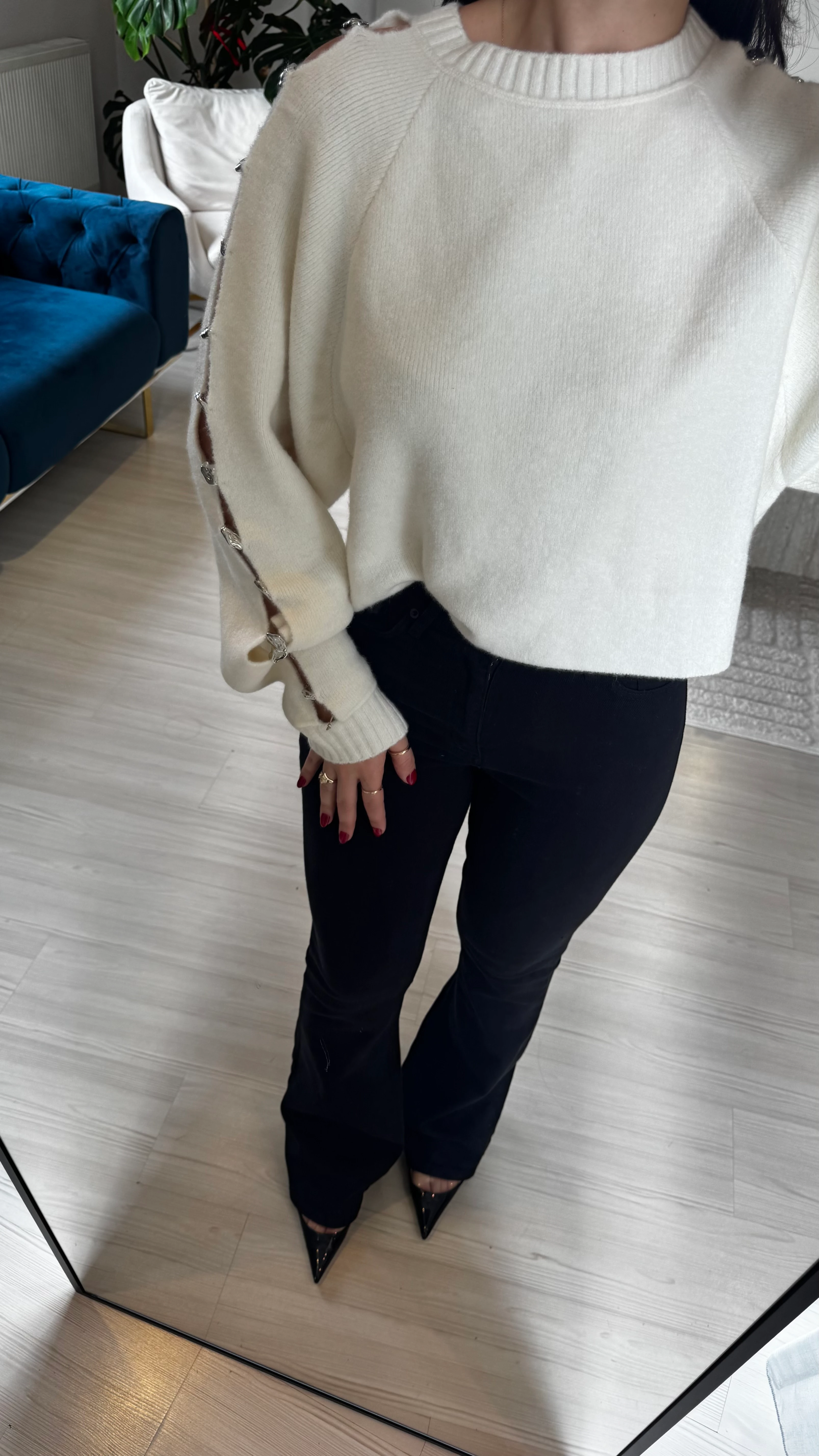 Siyah İspanyol Jean