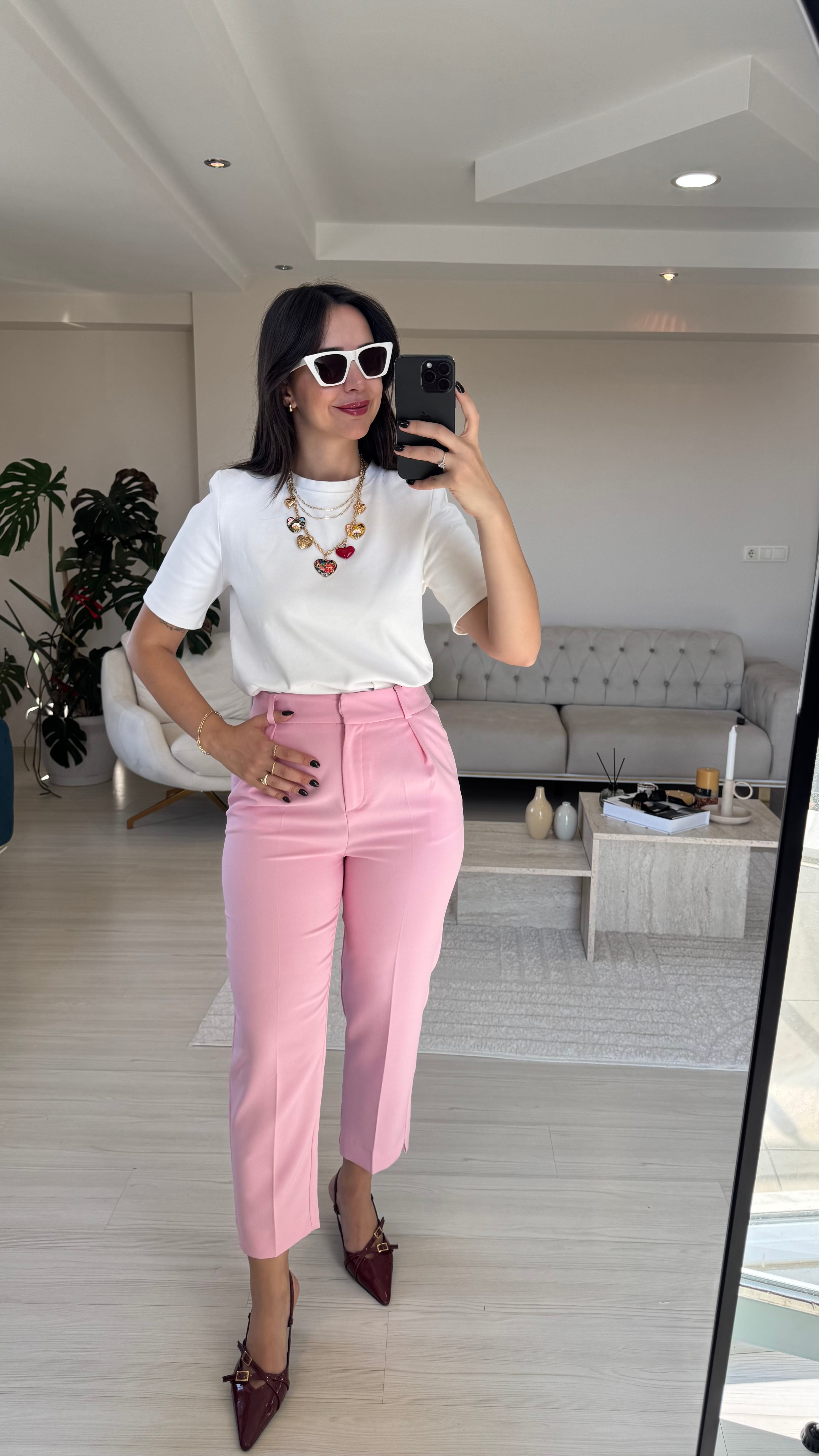 Pembe Havuç Pantolon