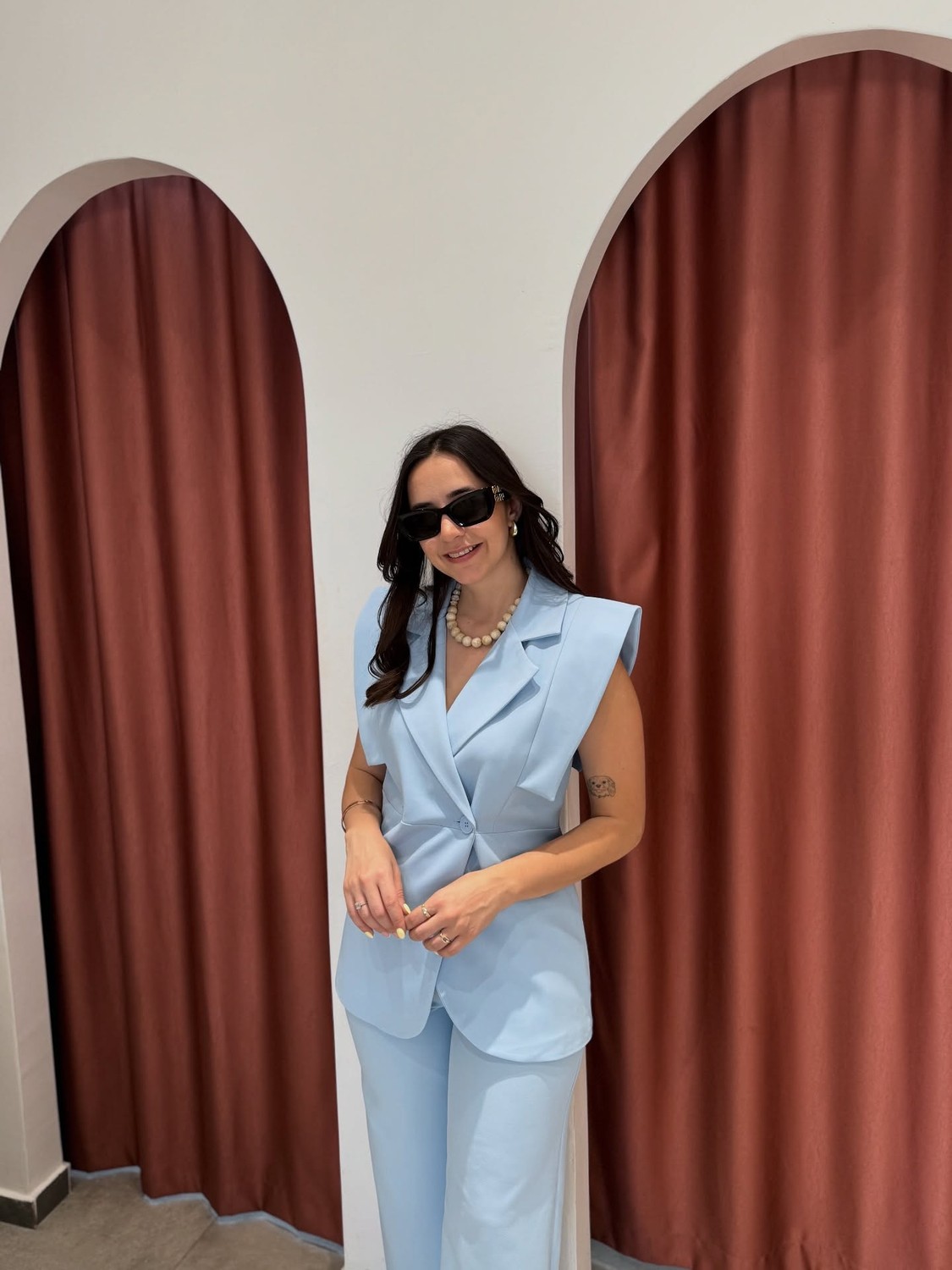 Yelek Vatkalı Bebe Mavisi Premium