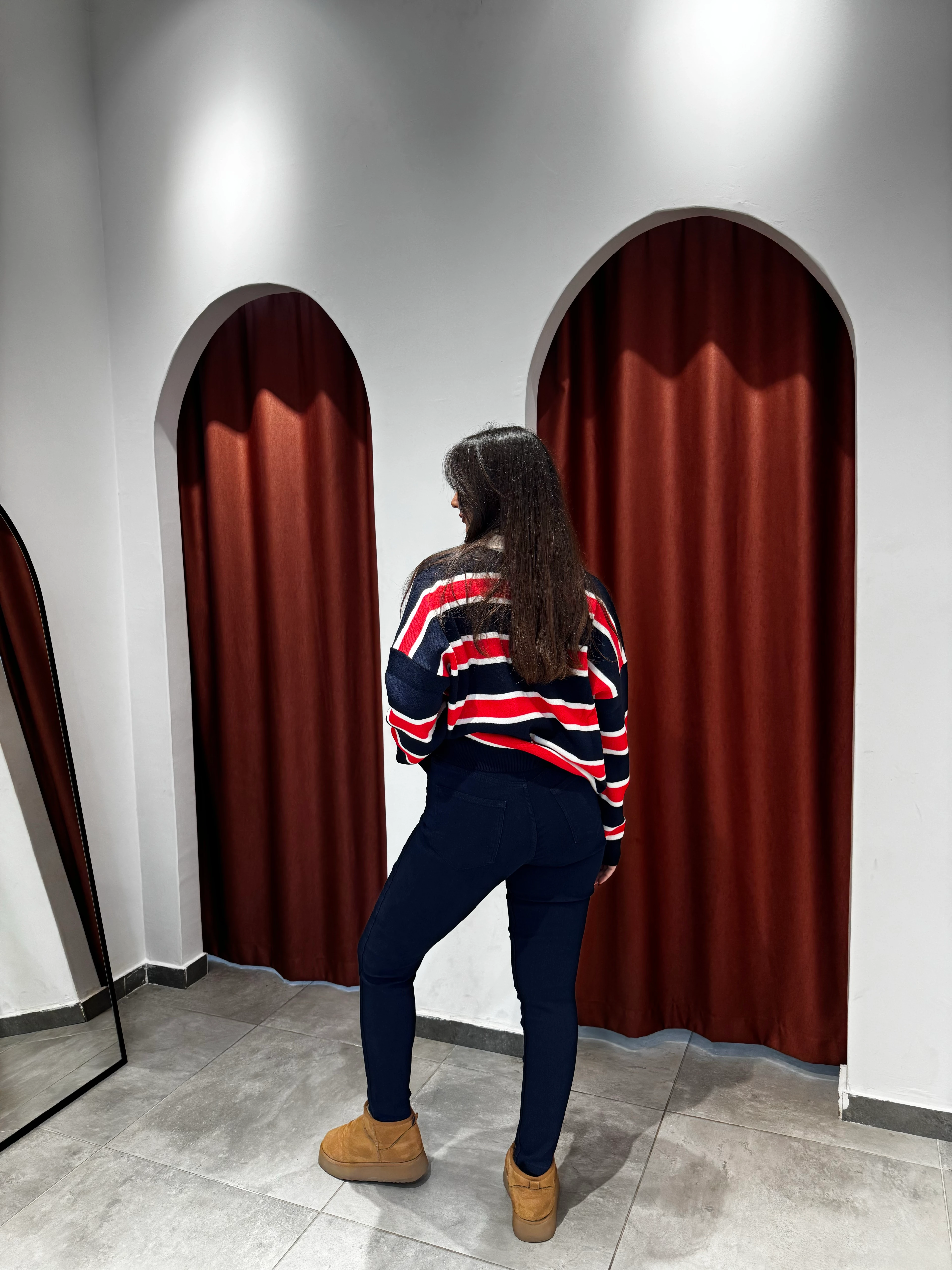 Darpaça Koyu Lacivert Jean