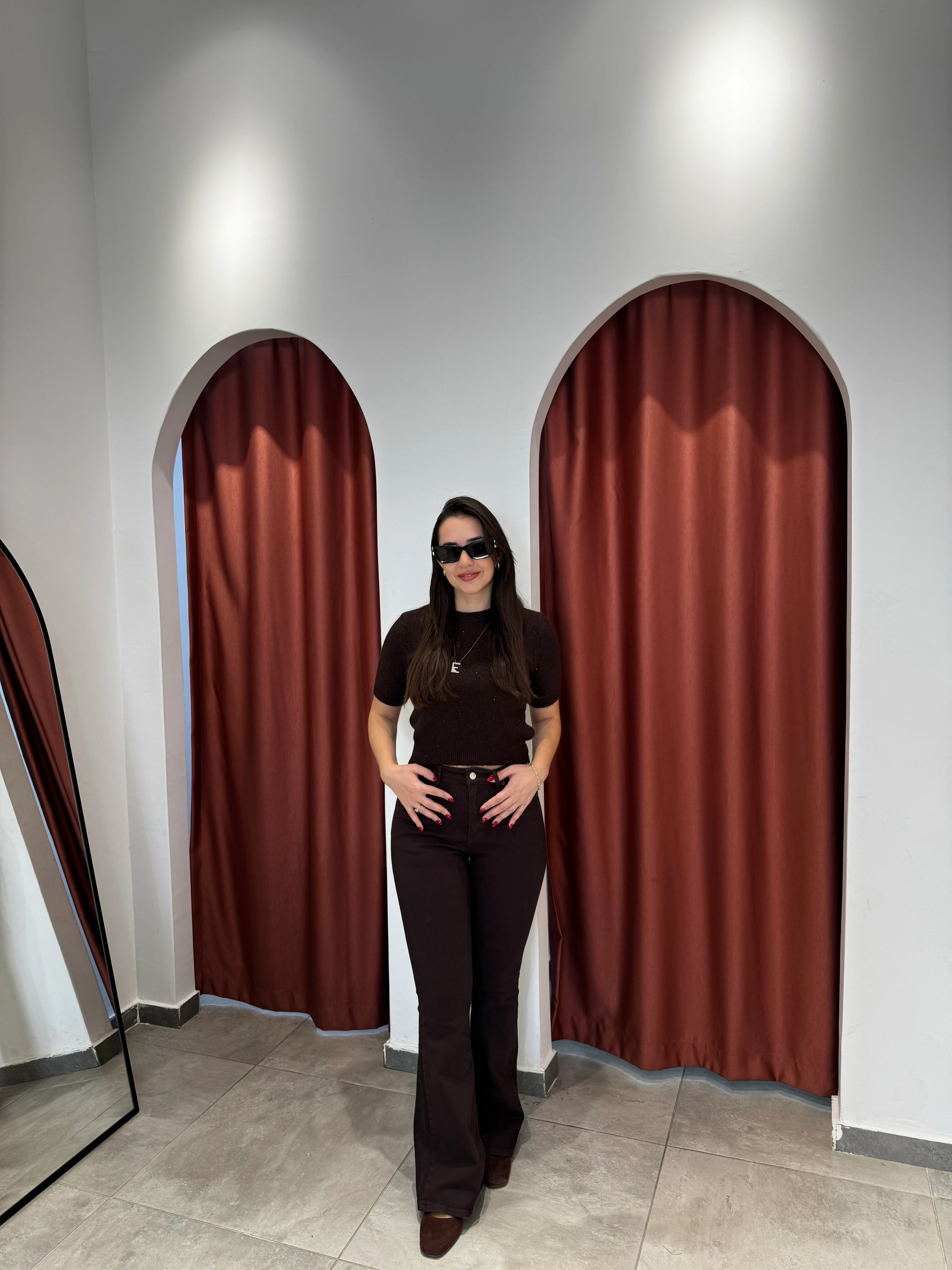 Kahve İspanyol Jean main variant image