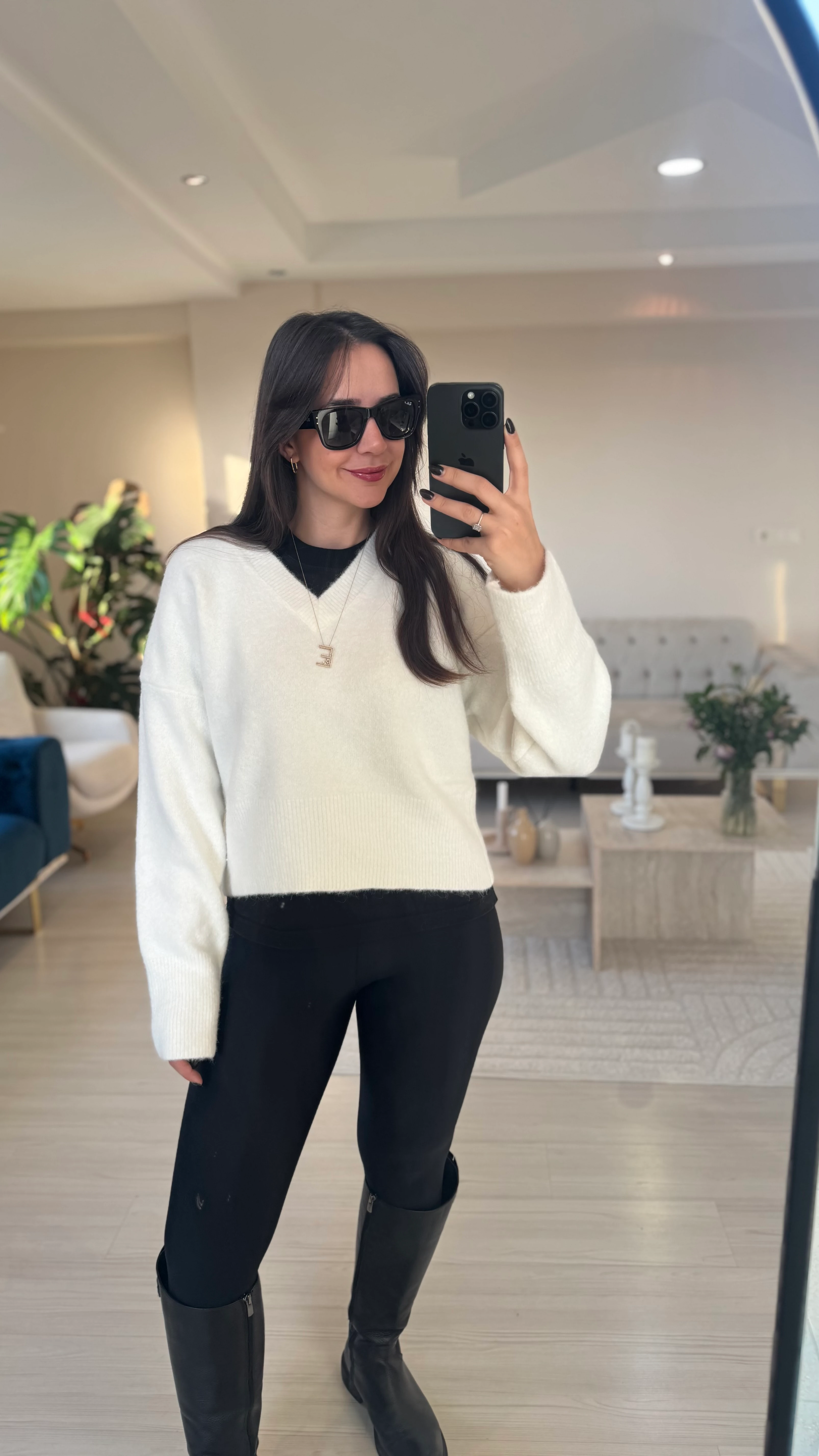 Yumuşak Dokulu Kazak Ekru