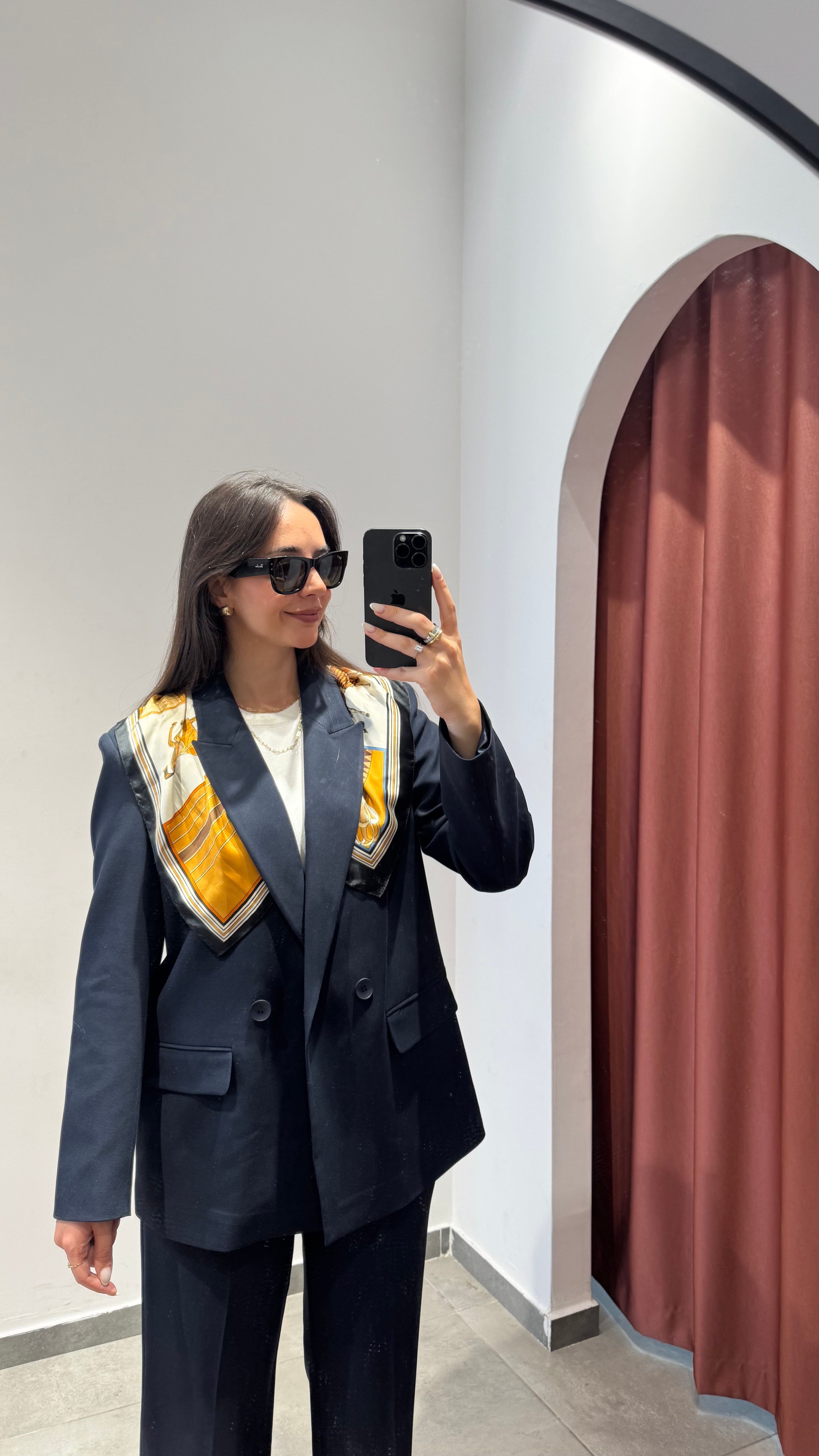 Lacivert Blazer