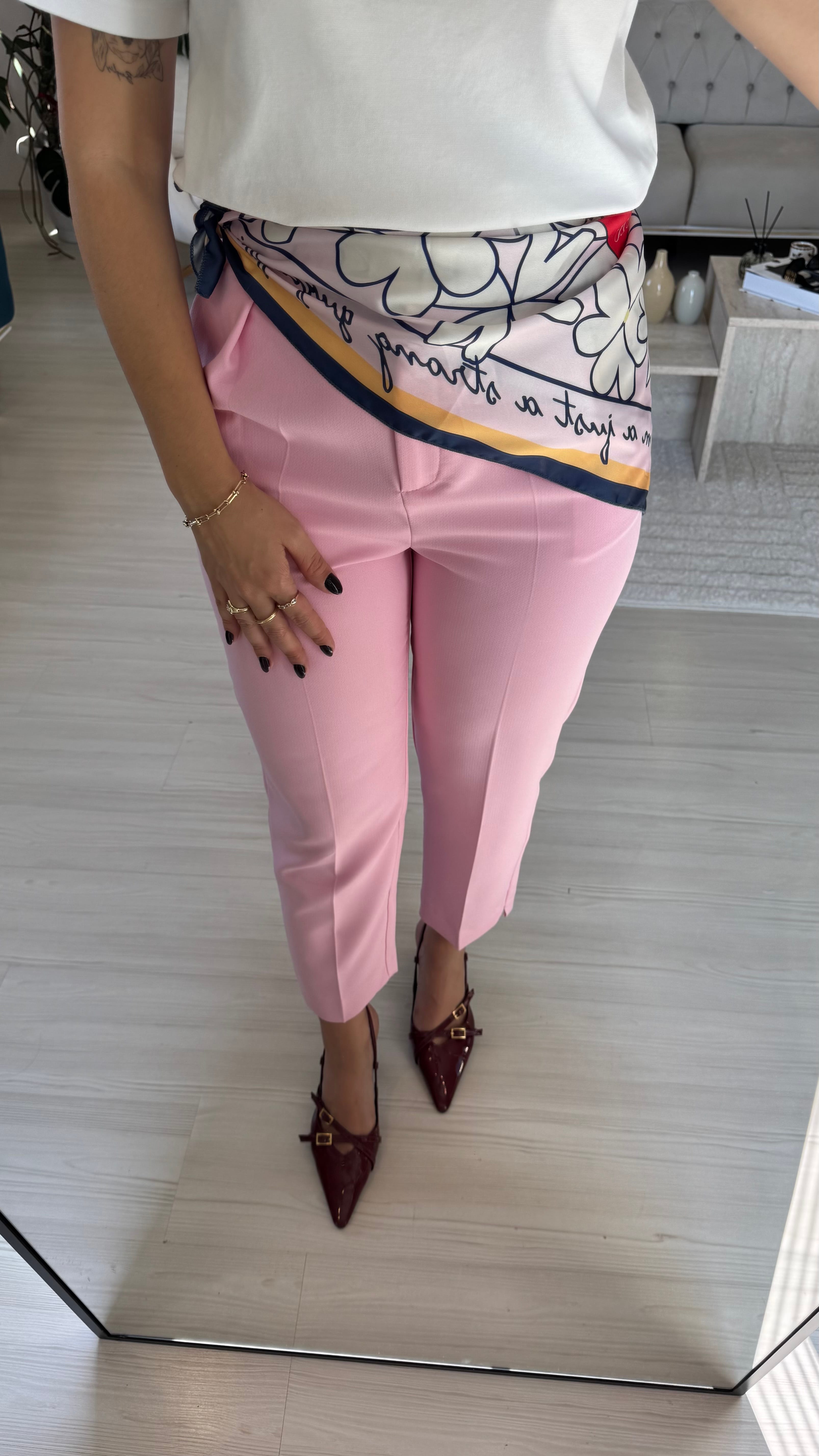 Pembe Havuç Pantolon