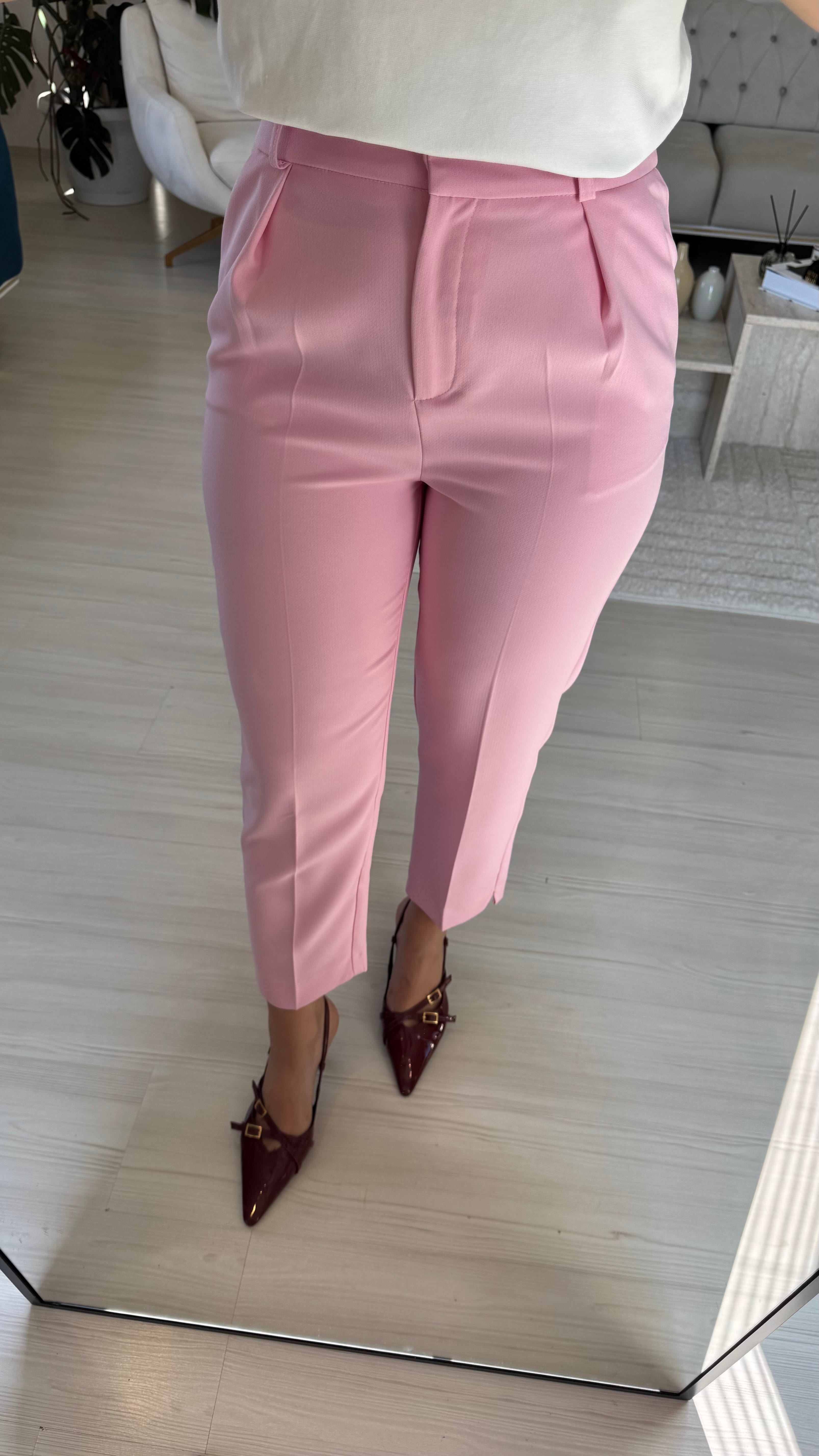 Pembe Havuç Pantolon
