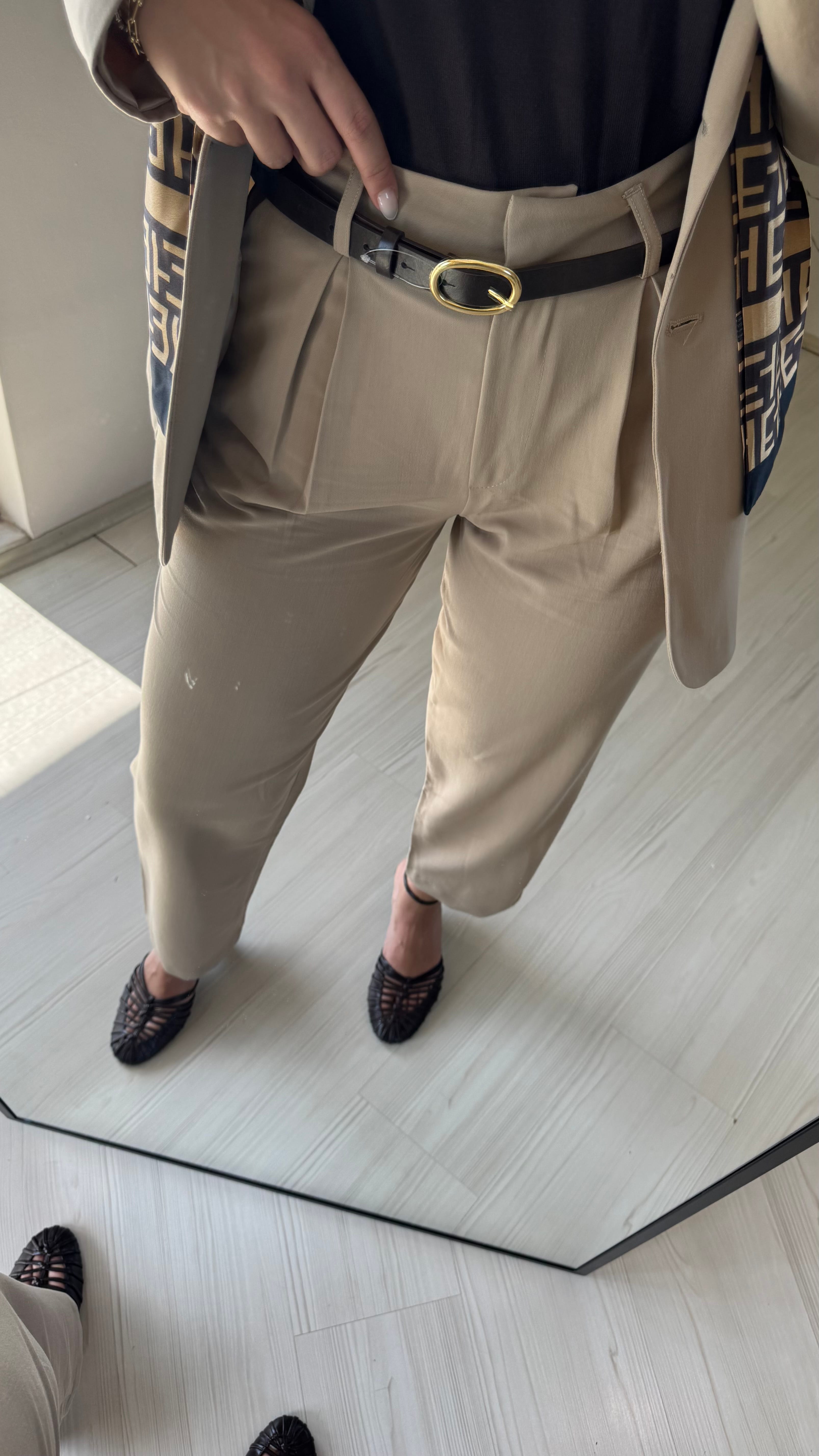 Poliviskon Pantolon Camel