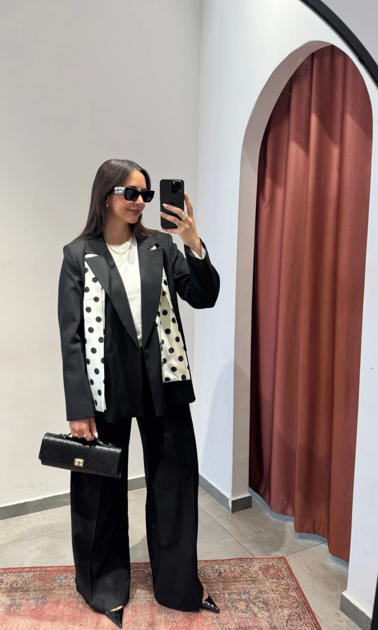 Poliviskon Ceket Siyah