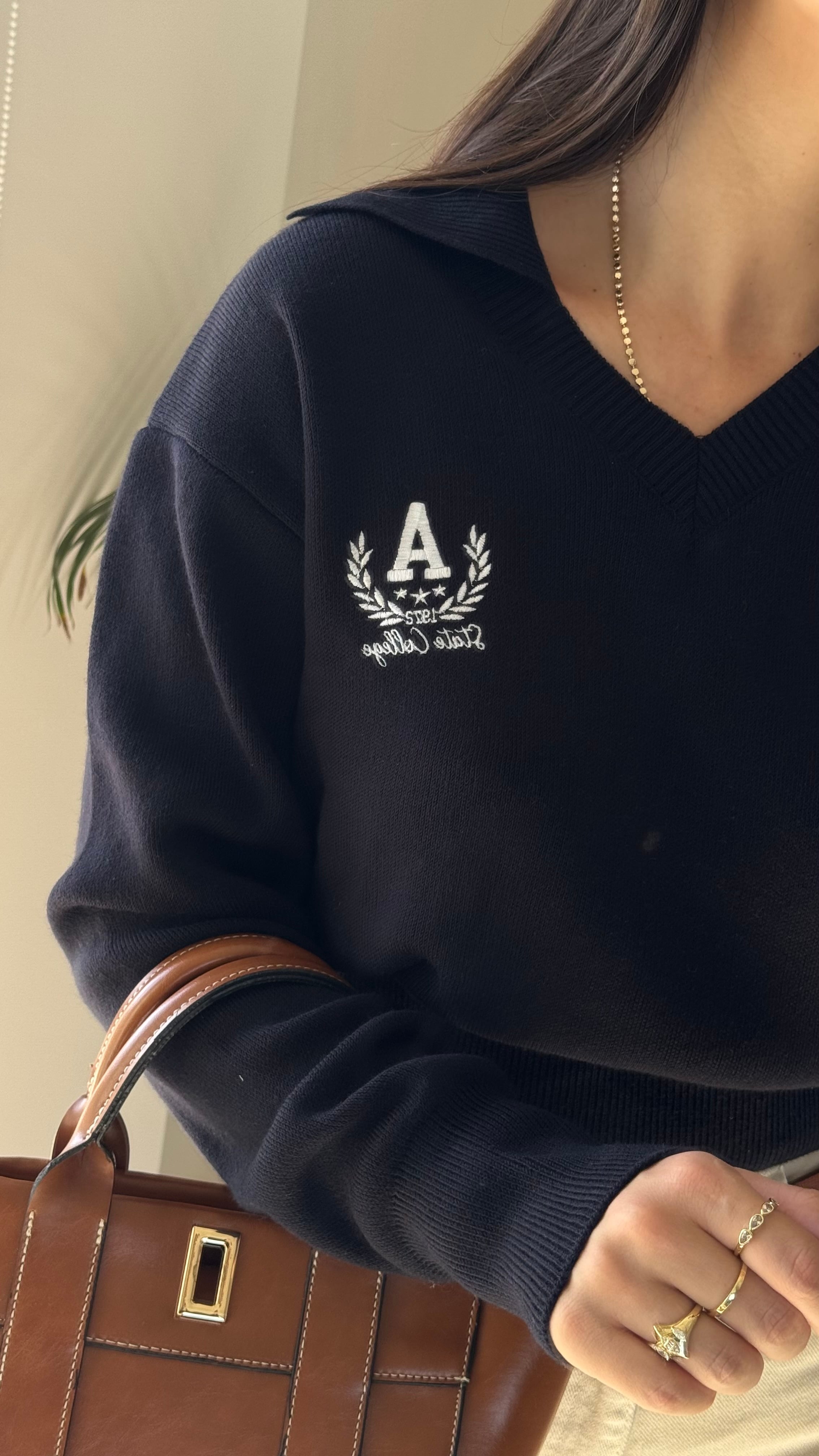 Lacivert Polo Triko