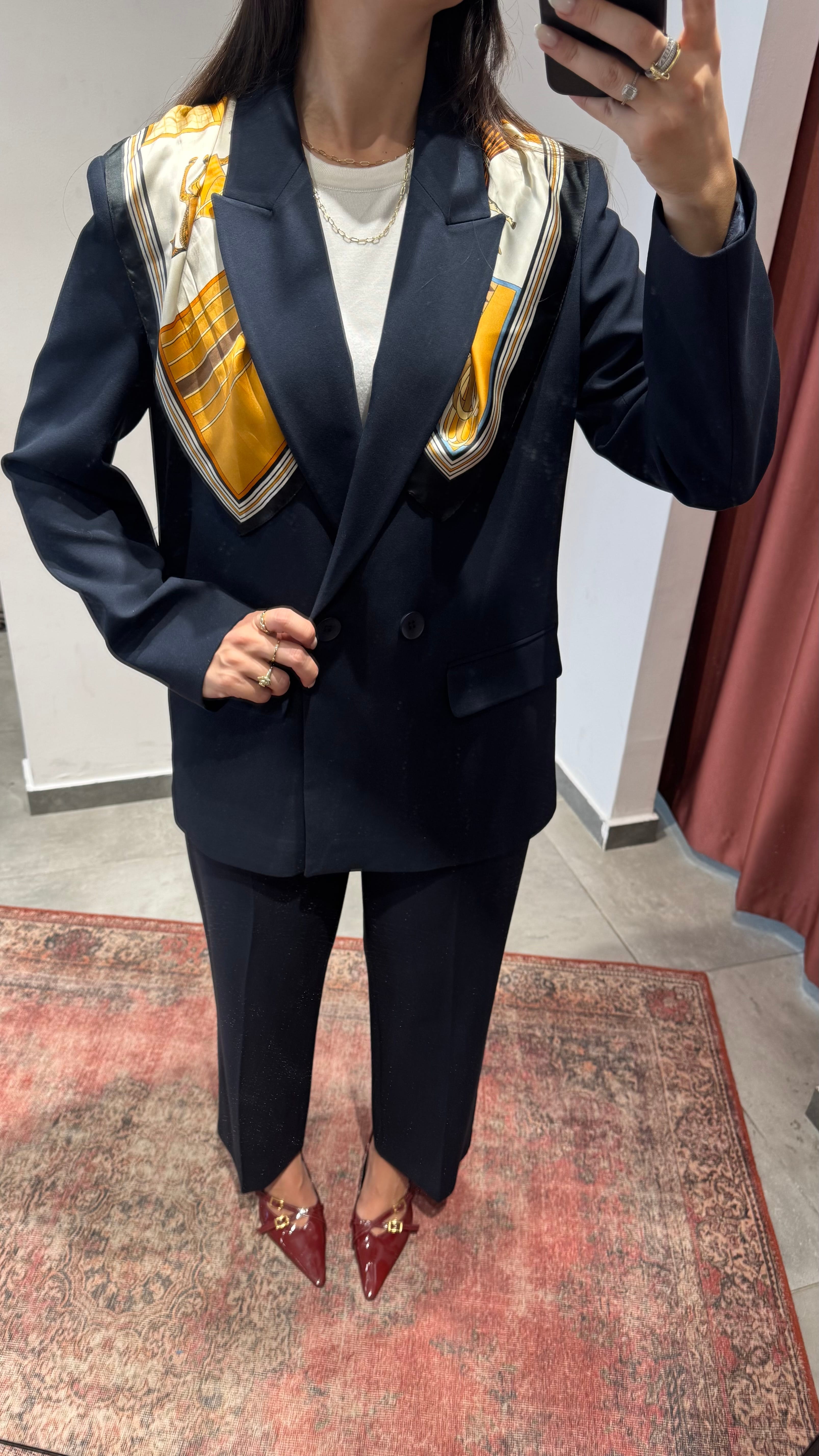 Lacivert Blazer