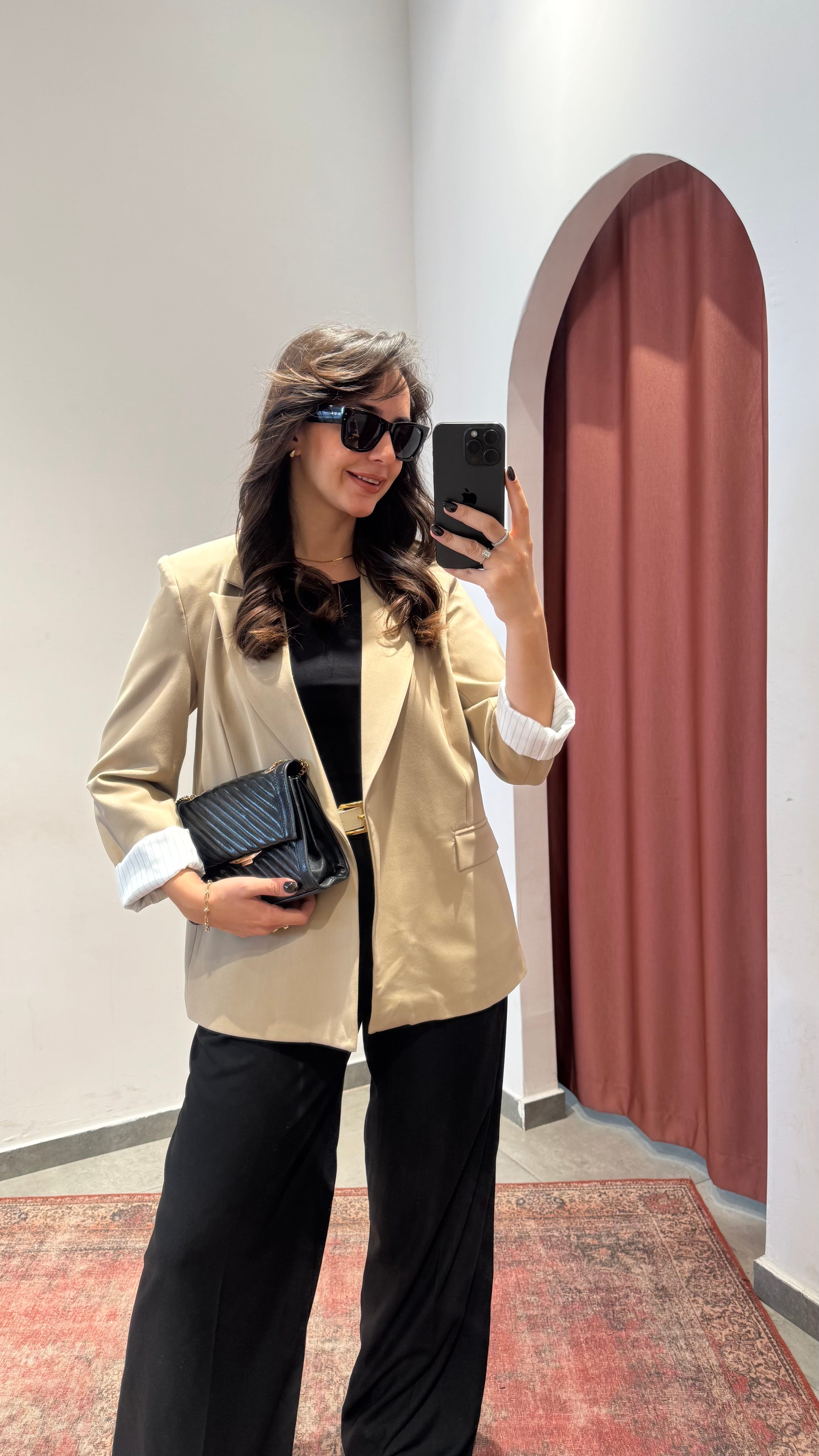 Poliviskon Ceket Camel