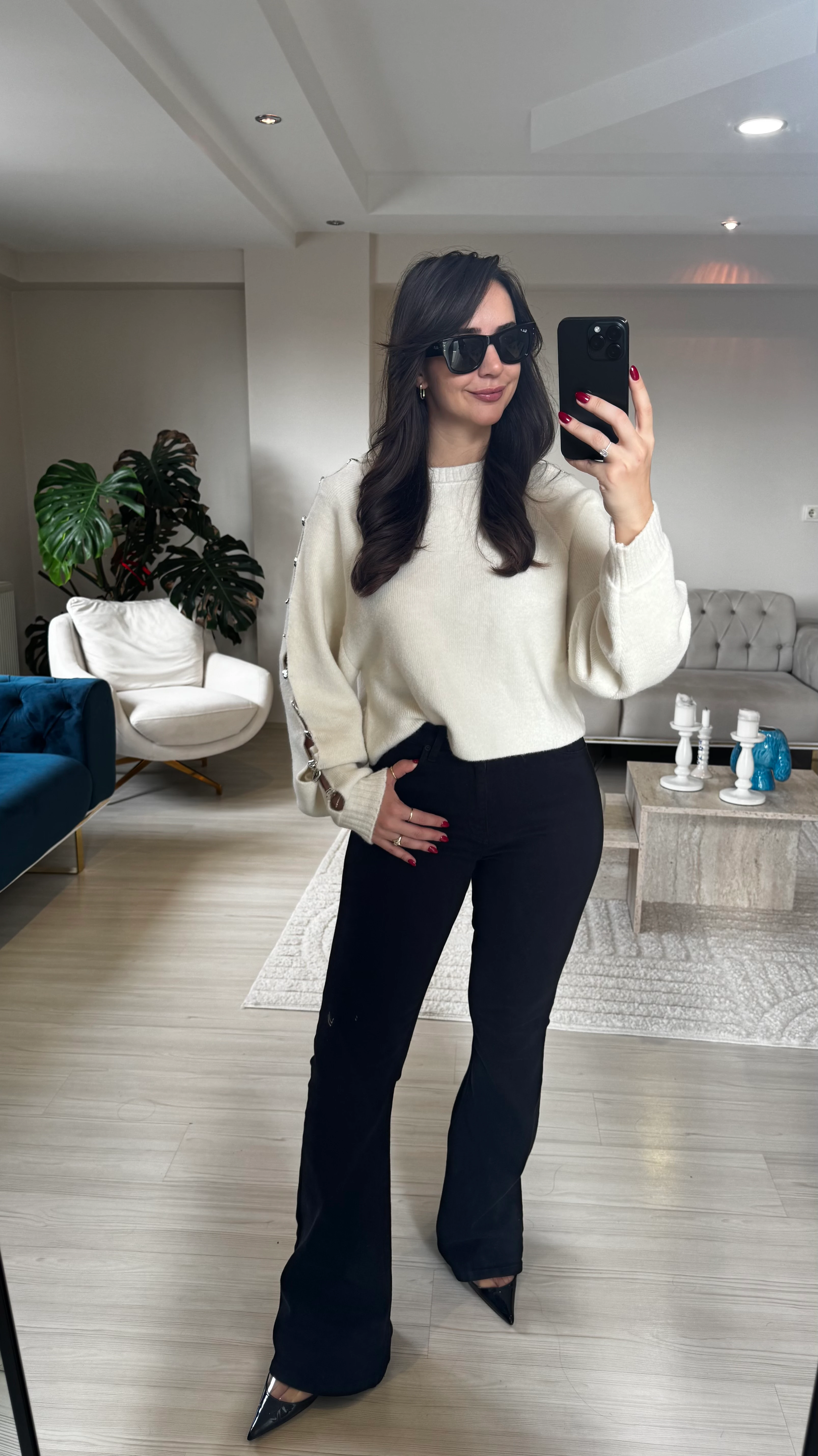 Siyah İspanyol Jean image