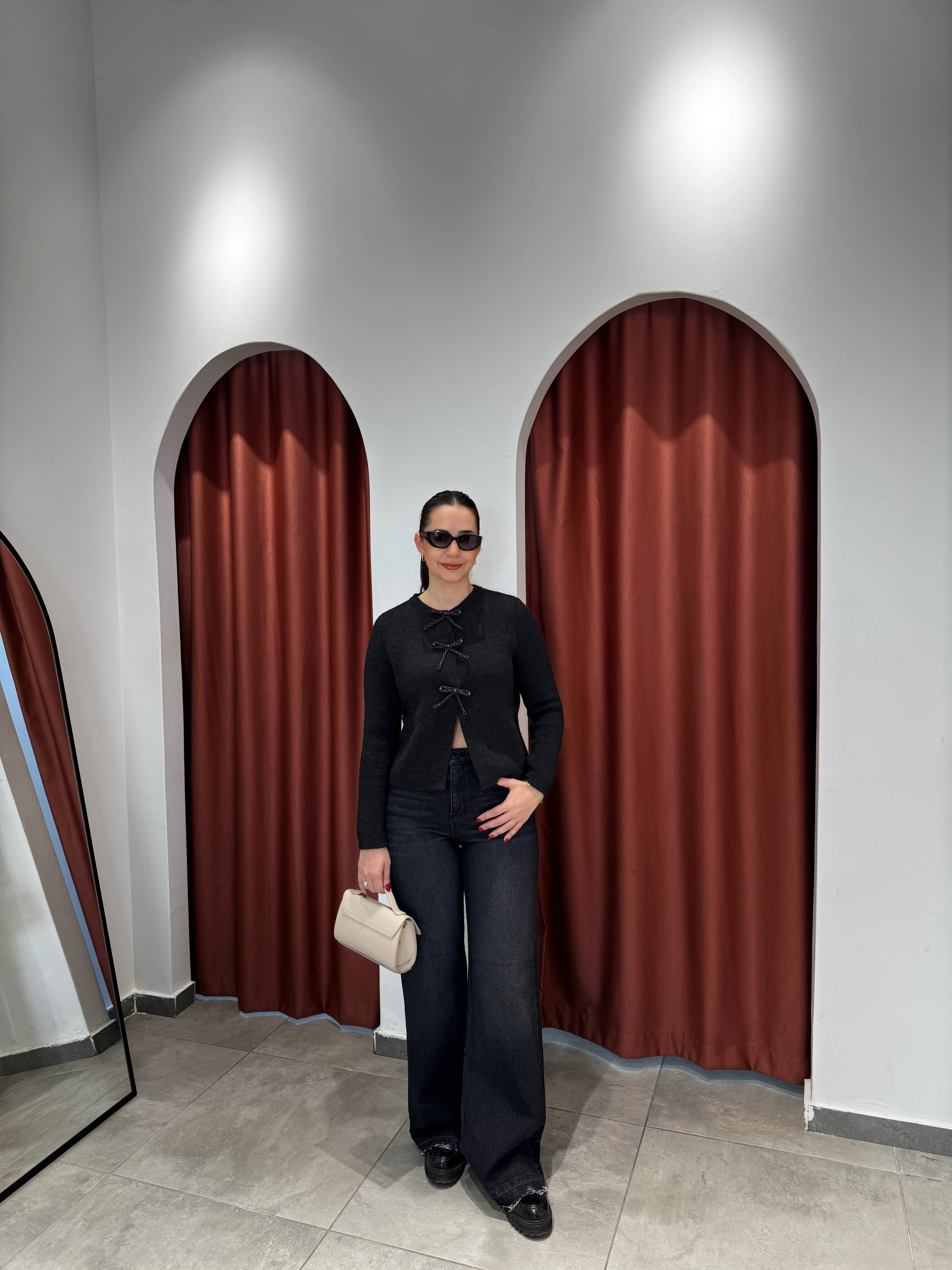 Massimo Açık Paça Antrasit Jean main variant image