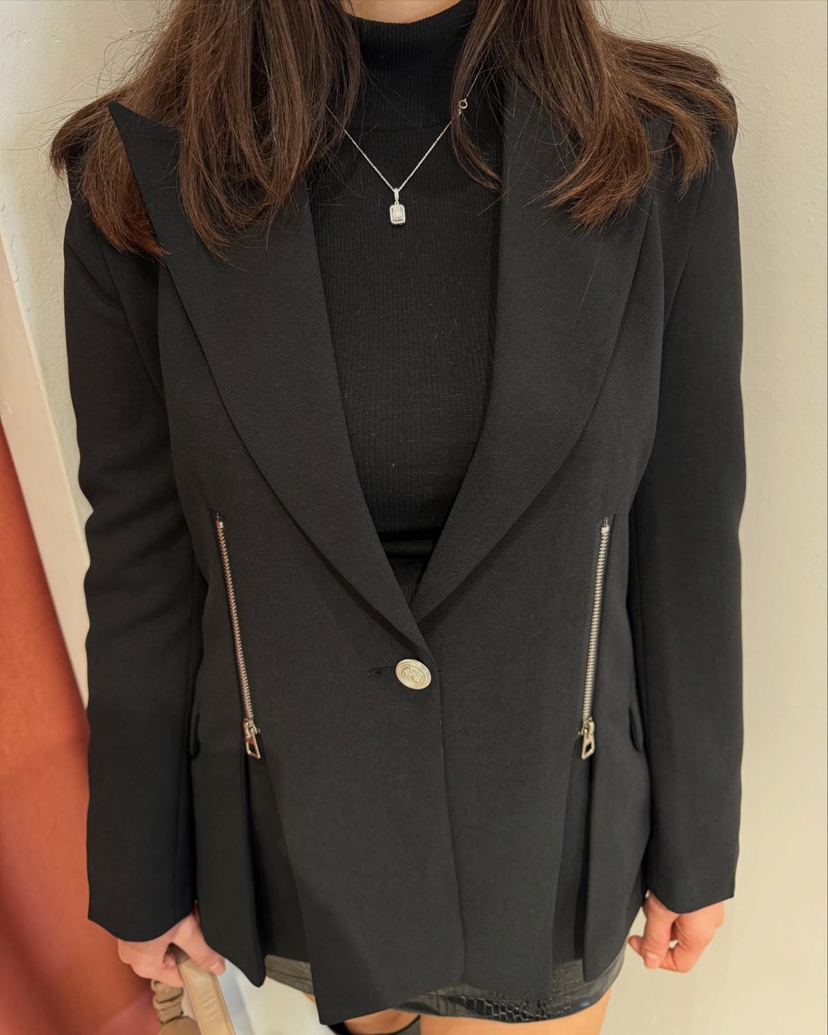 Blazer Siyah Tasarım Model