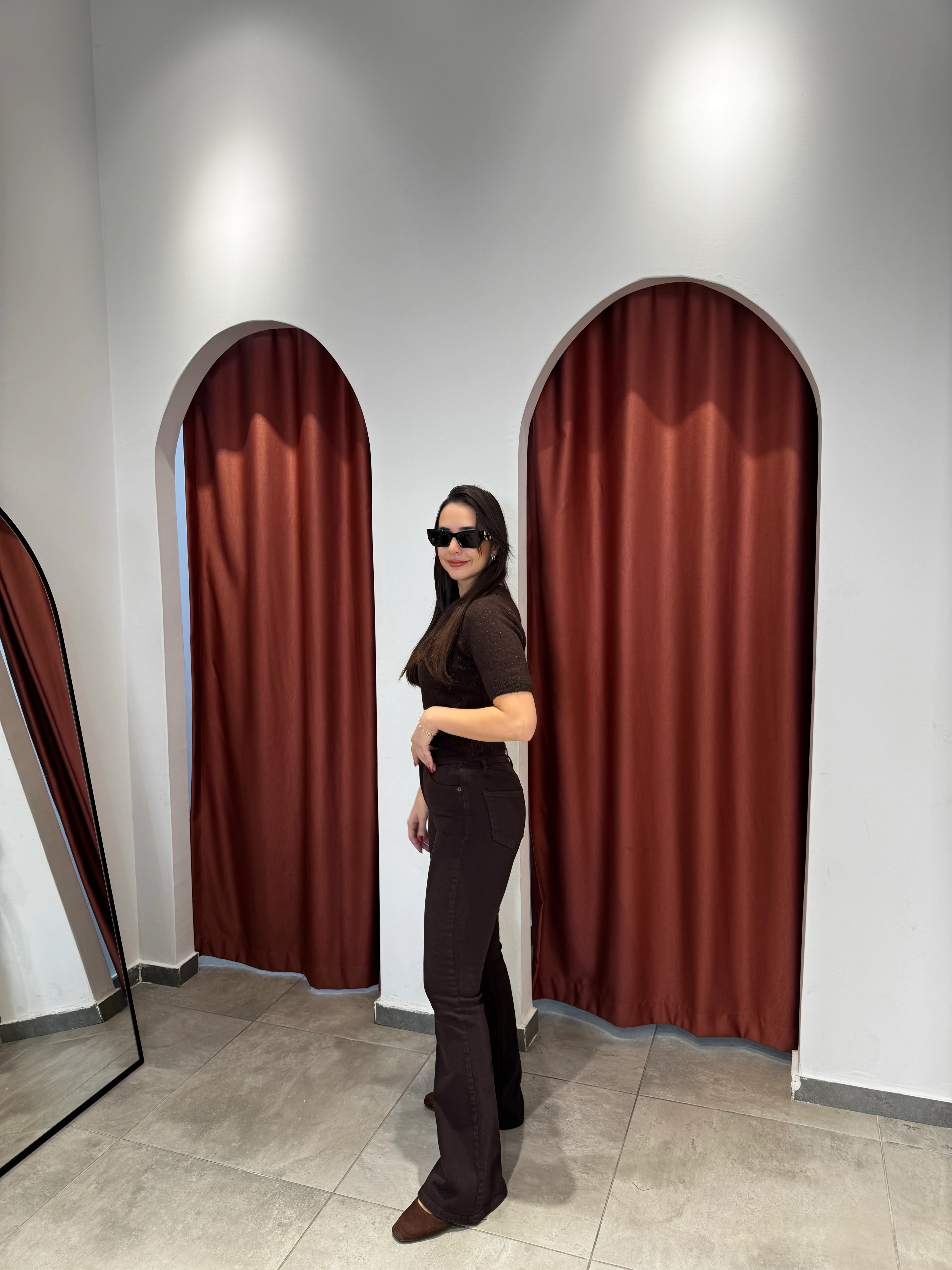 Kahve İspanyol Jean