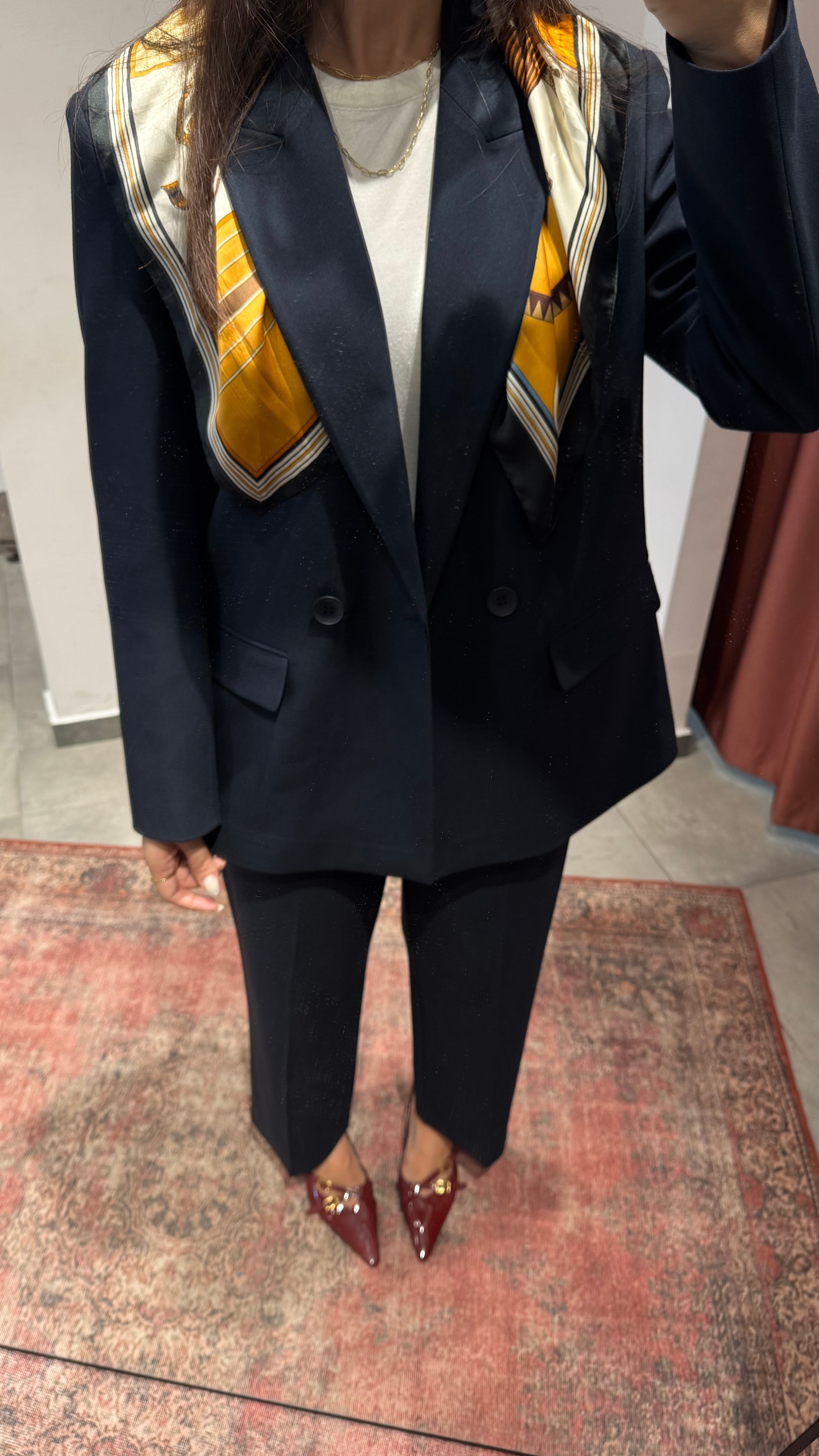Lacivert Blazer
