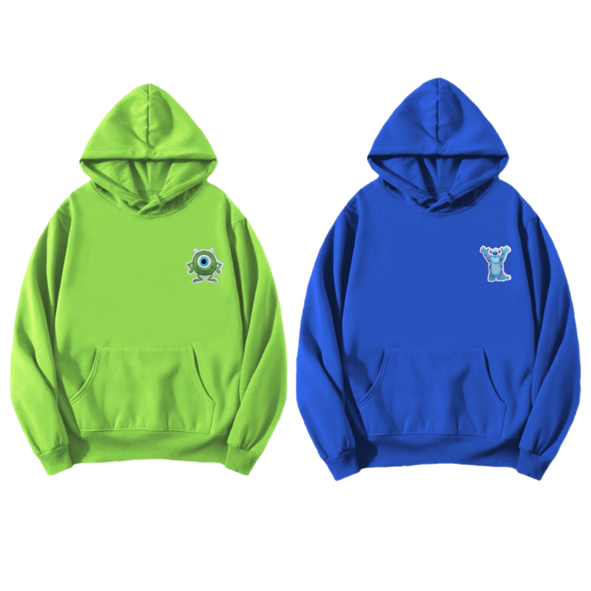 SULLY & MIKE patched hoodie pack medium tone