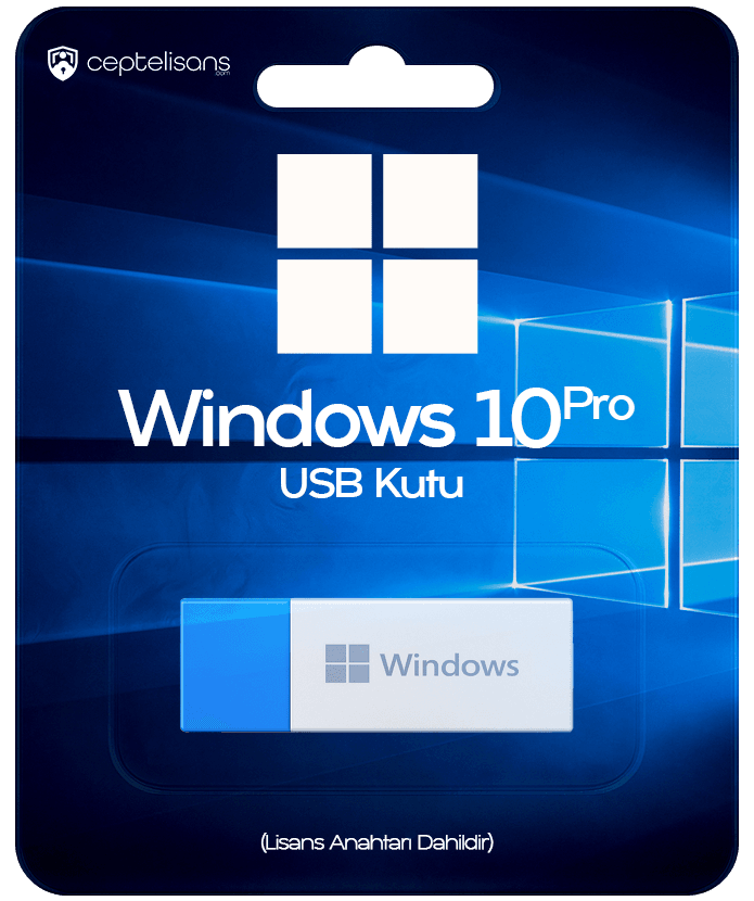 Windows 10 Pro Lisans - Türkçe USB Kutu HAV-00132