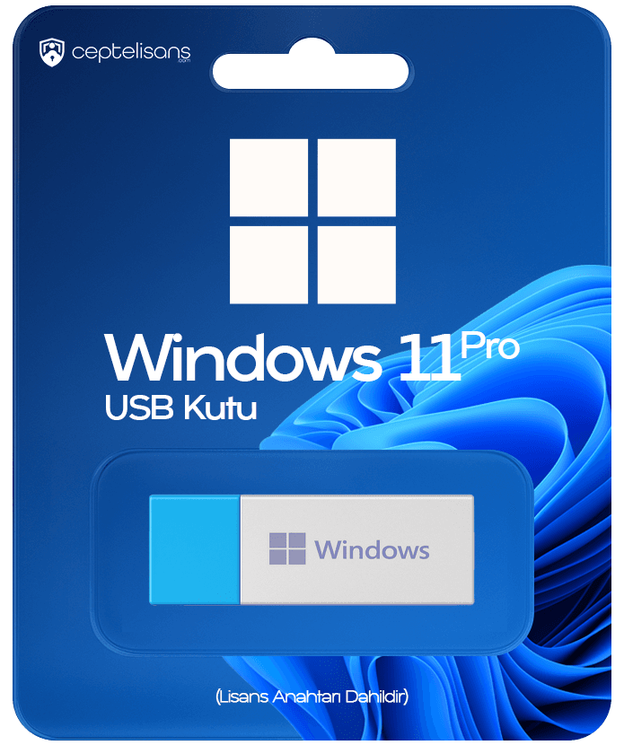 Windows 11 Pro Lisans - Türkçe USB Kutu HAV-00159