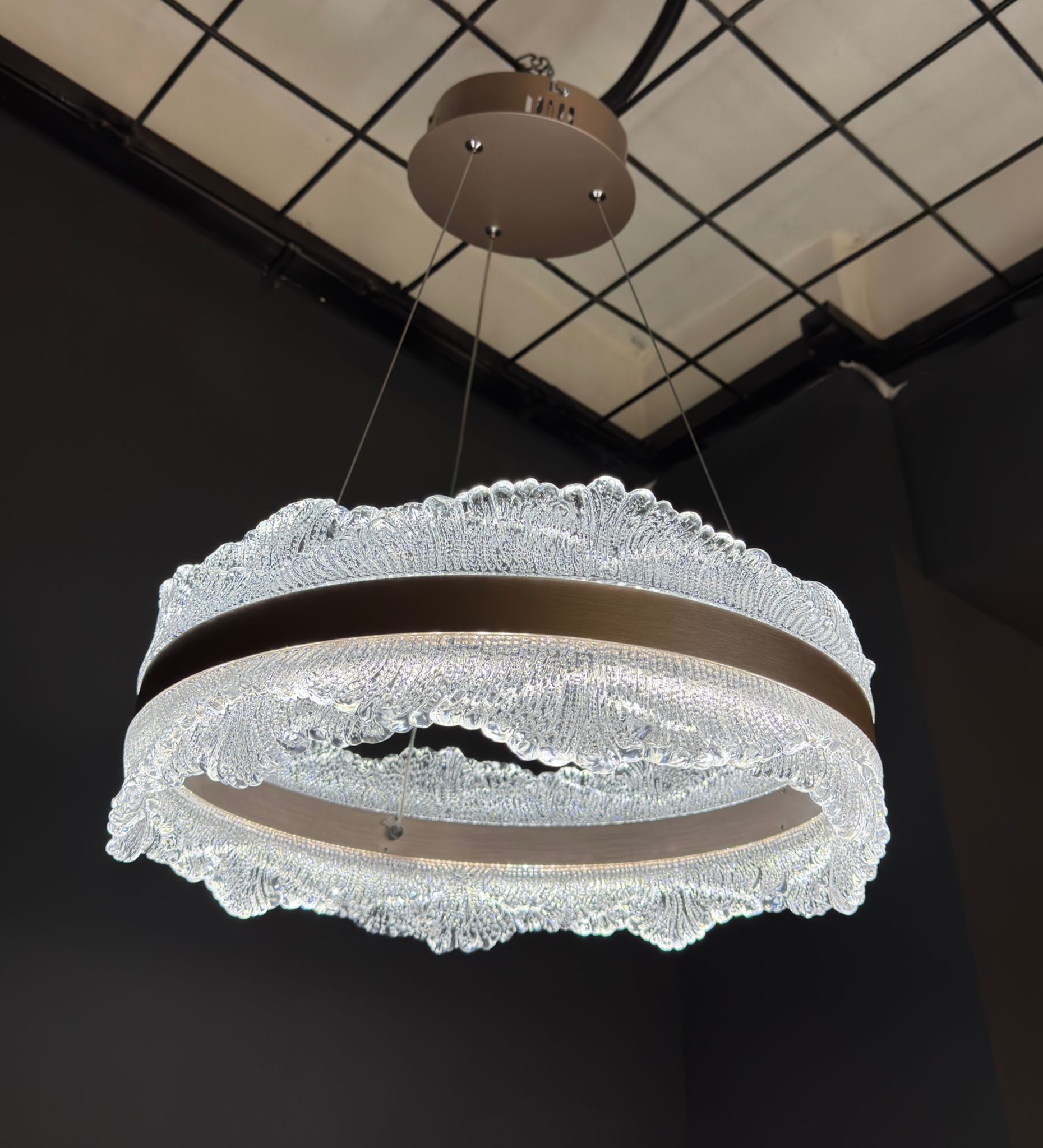 3 Renk Dimmerli 40 Cm Bulut Ledli Avize