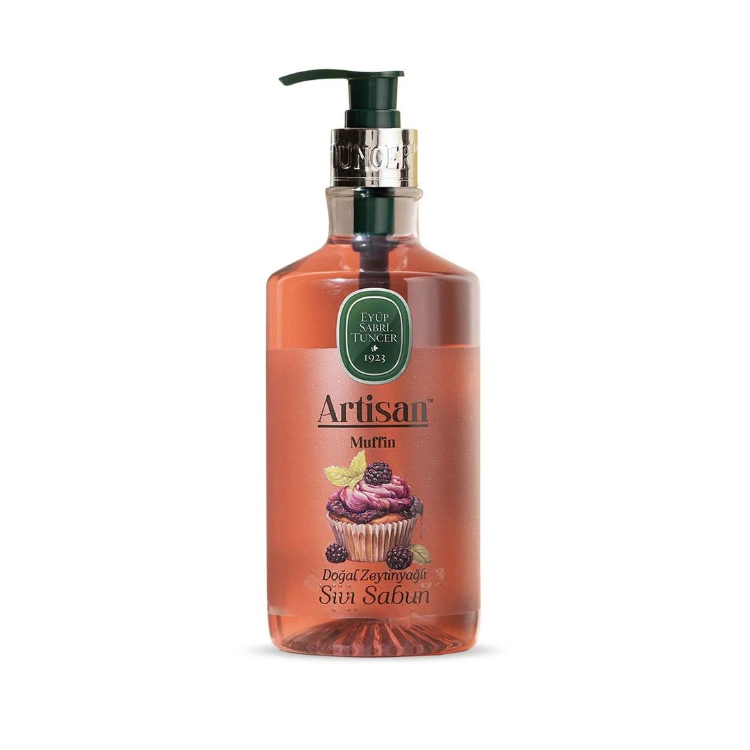 Eyüp Sabri Tuncer Artisan Doğal Zeytinyağlı Sıvı Sabun Muffin 600 ml