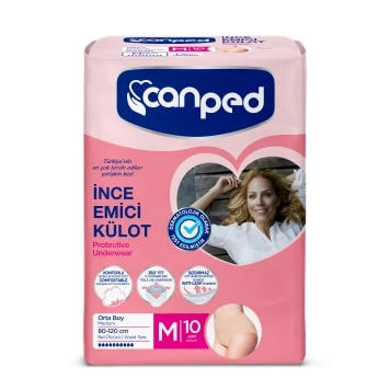 Canped Külotlu Mesane Pedi Medium 10 lu