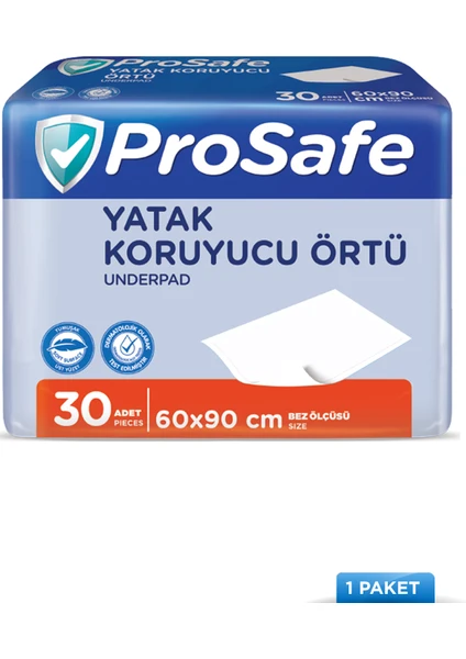 Prosafe Yatak Koruyucu 30'lu 60x90