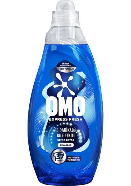 Omo Express Fresh Ultra Beyaz Sıvı Çamaşır Deterjanı 1480 ml