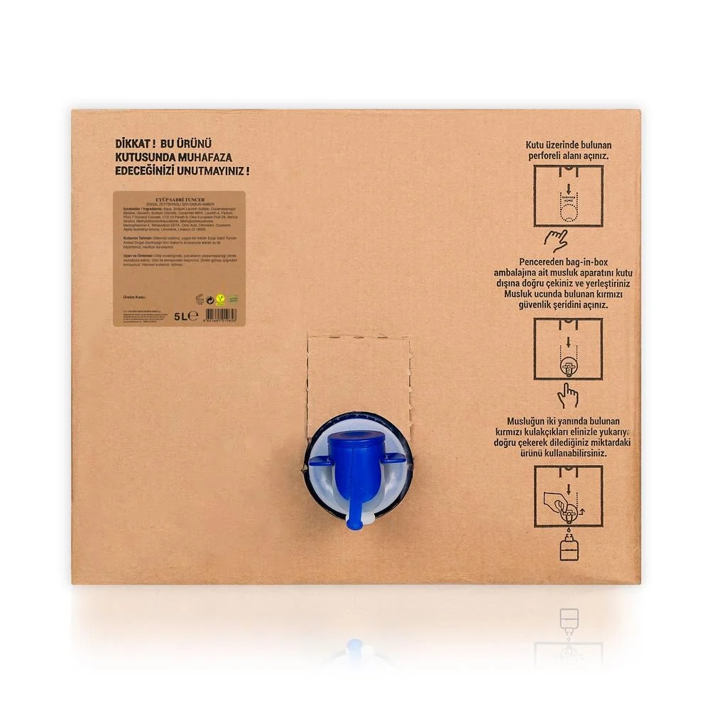 Eyüp Sabri Tuncer Amber Doğal Zeytinyağlı Sıvı Sabun 5 lt - Bag in Box