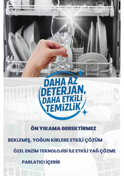 Nanopax Bulaşık Makinesi Parlatıcılı Konsantre Toz Deterjan 1 kg