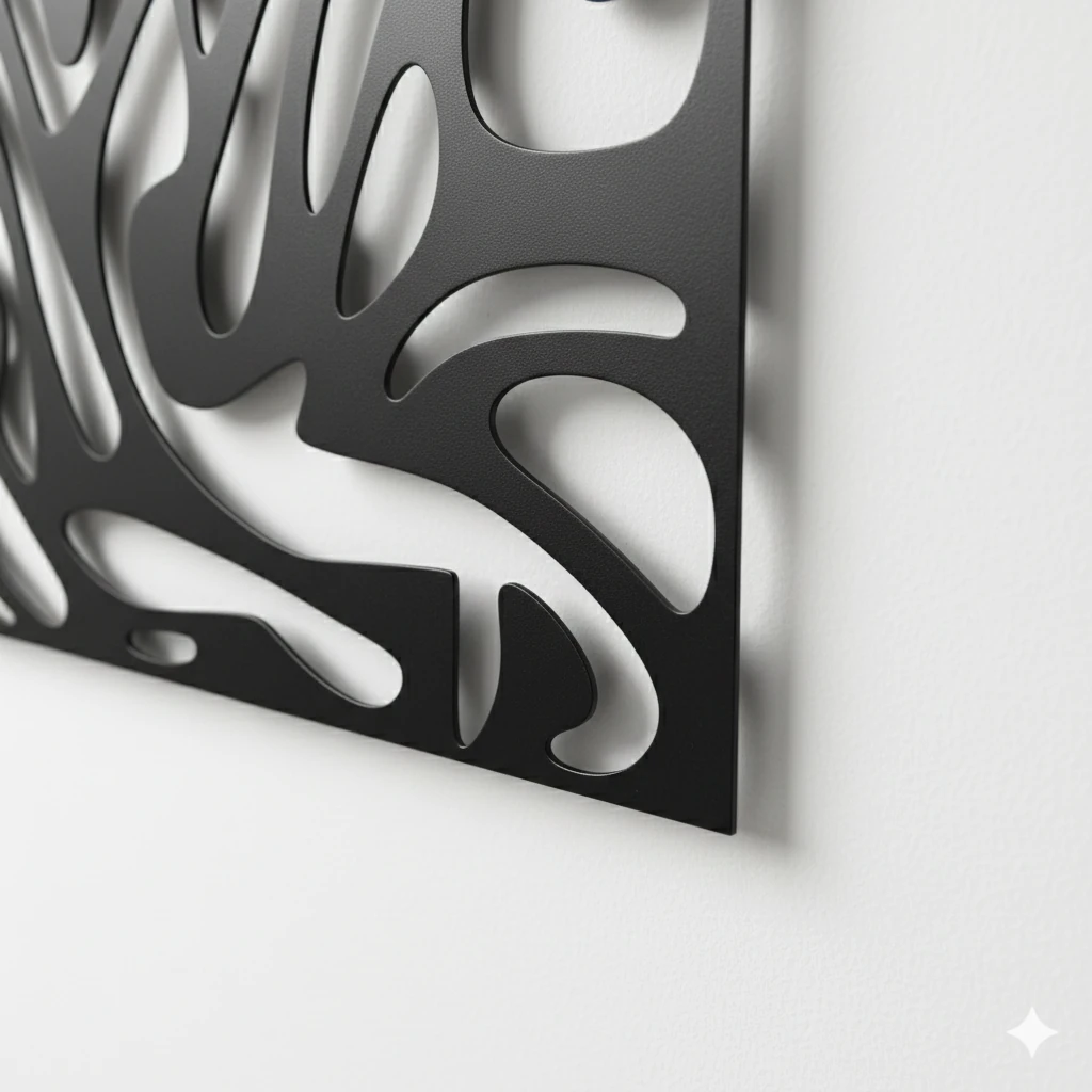 Soyut Abstract Metal Duvar Tablosu