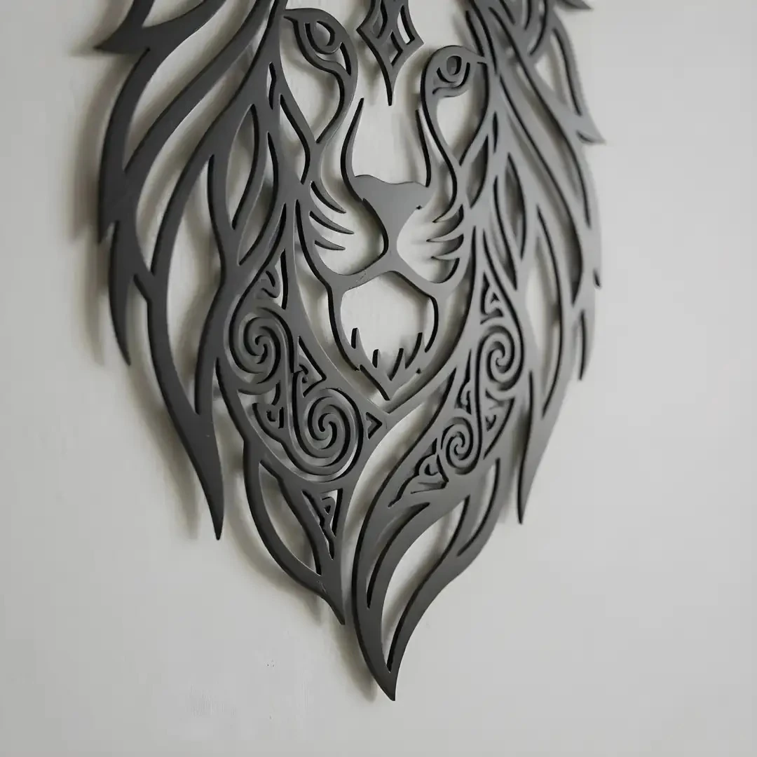 Aslan Metal Duvar Tablosu