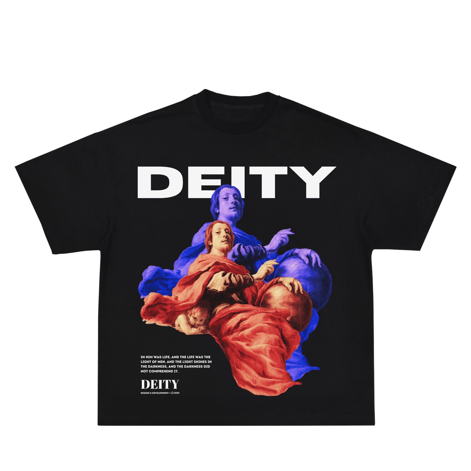 Deity Human Oversize Tİşört