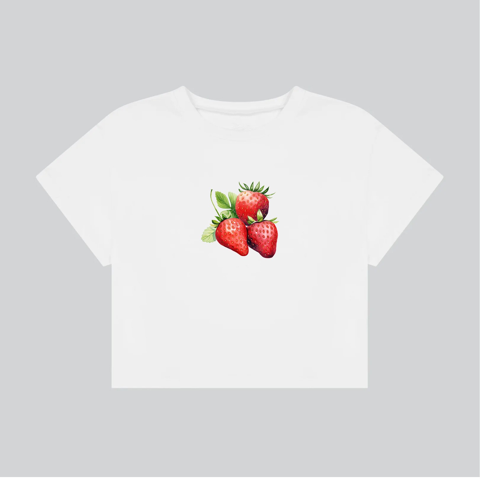 Strawberry Crop Top