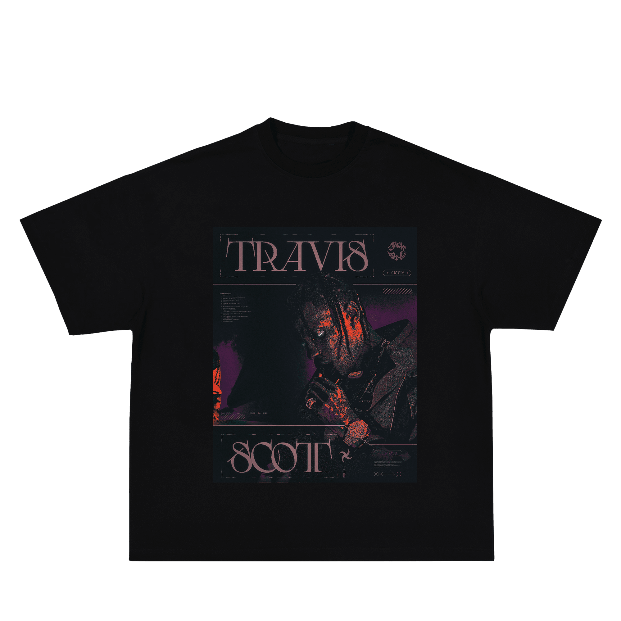 Travis Scott V4 Oversize Tişört