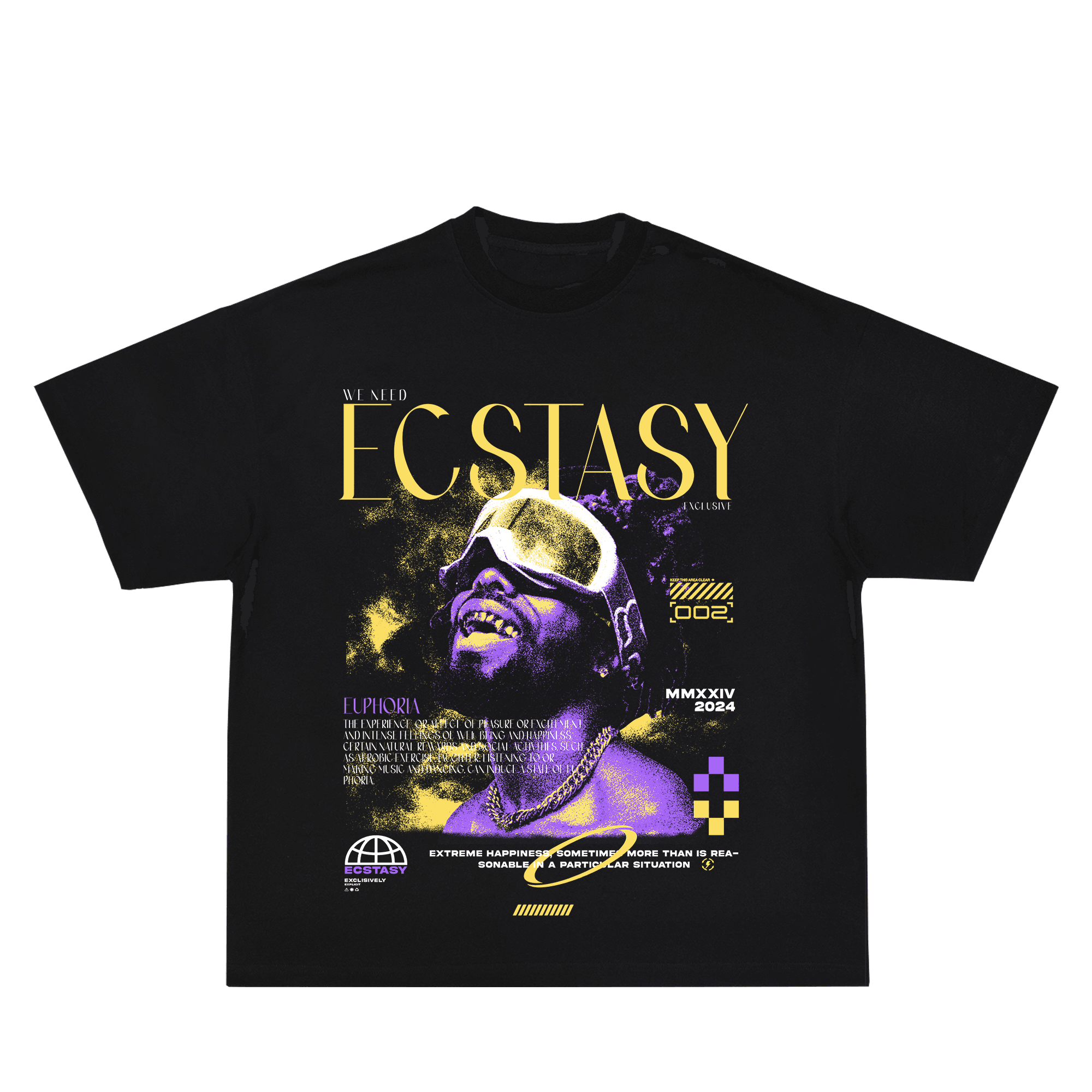 Ecstasy Oversize Tişört