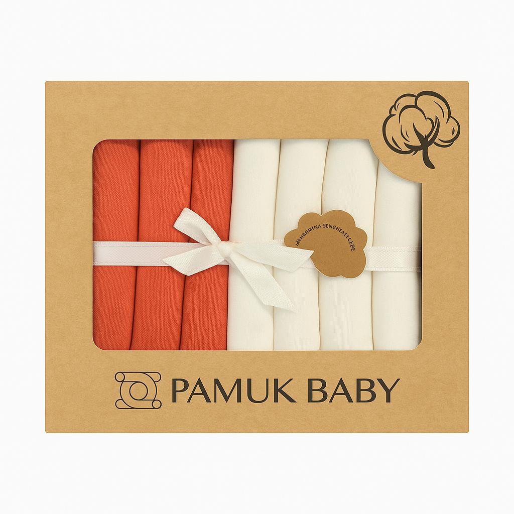 %100 Pamuk 7'li Penye Ağız Mendili
