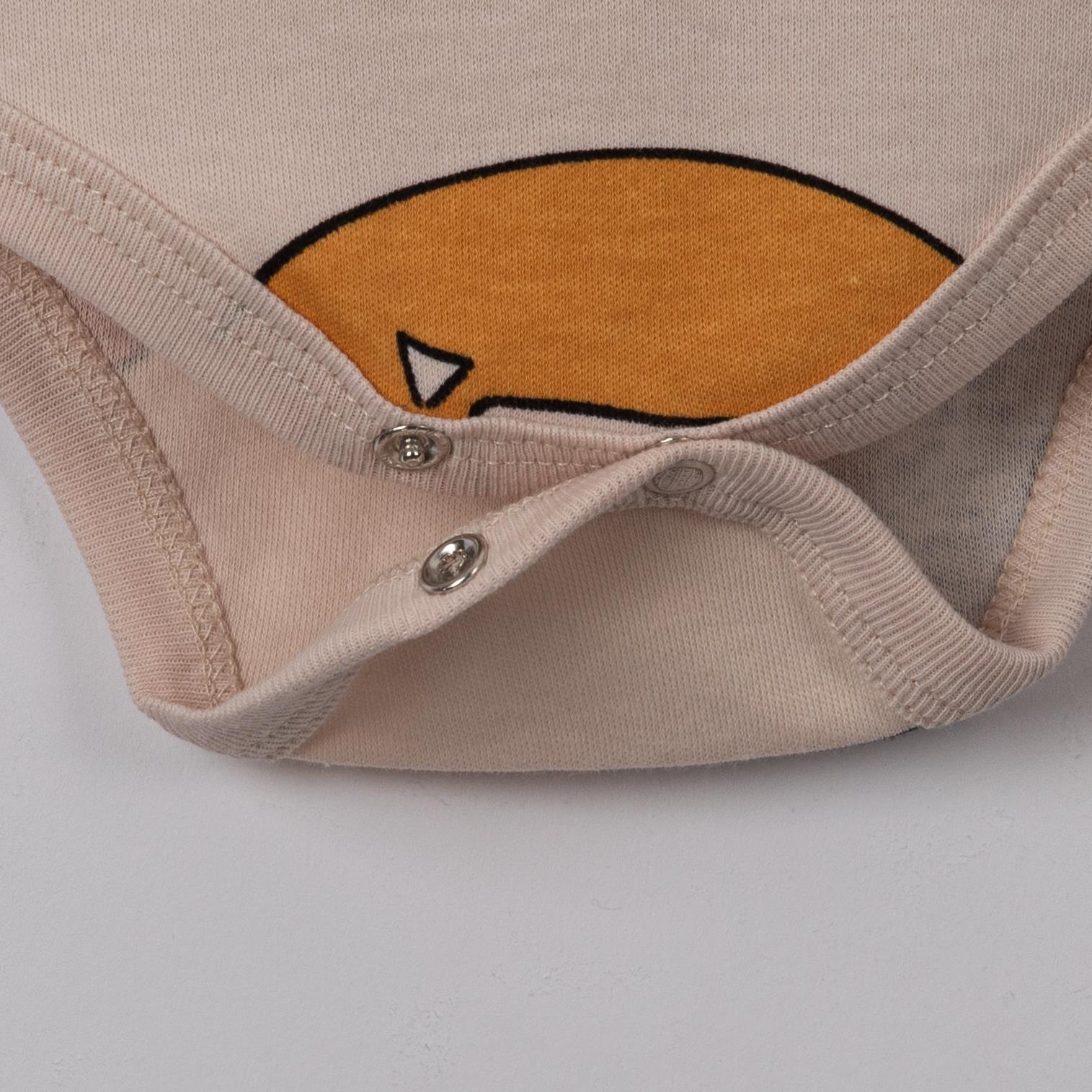 Erkek Bebek Hayvanlı 3'lü Body Set