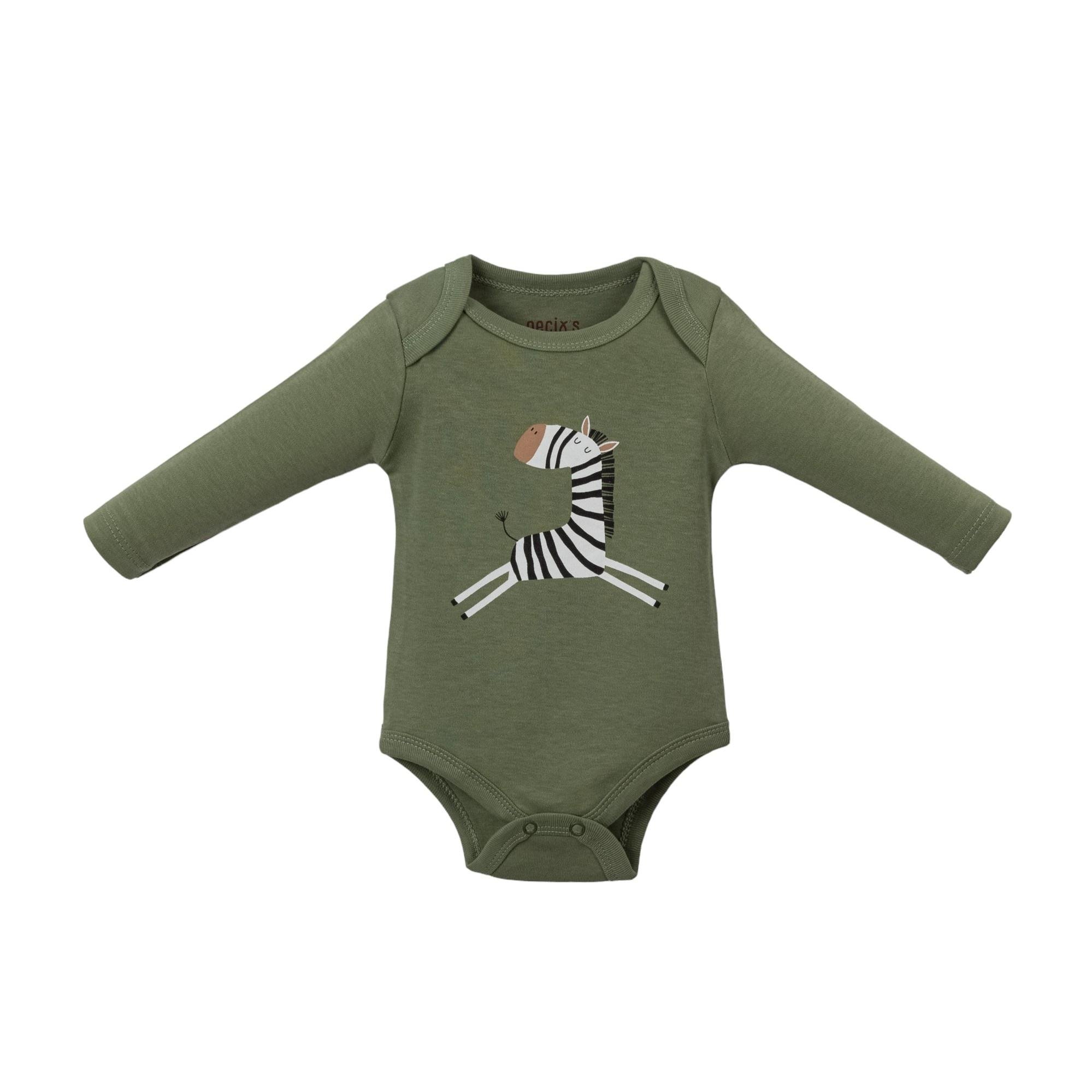 Erkek Bebek Safari 3'lü Body Set