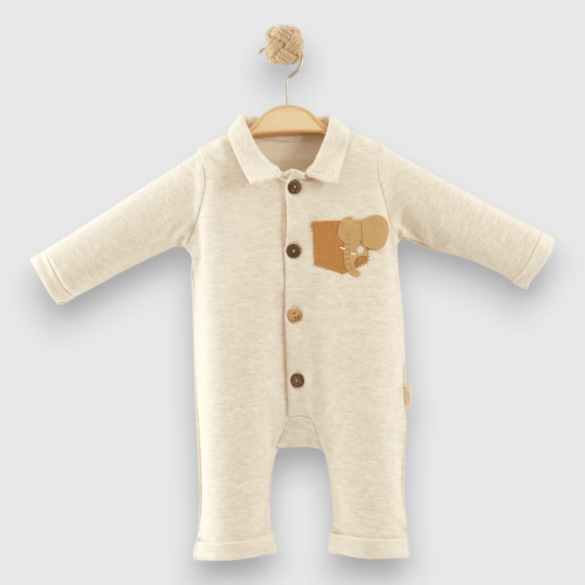 Erkek Bebek Cepli Tulum