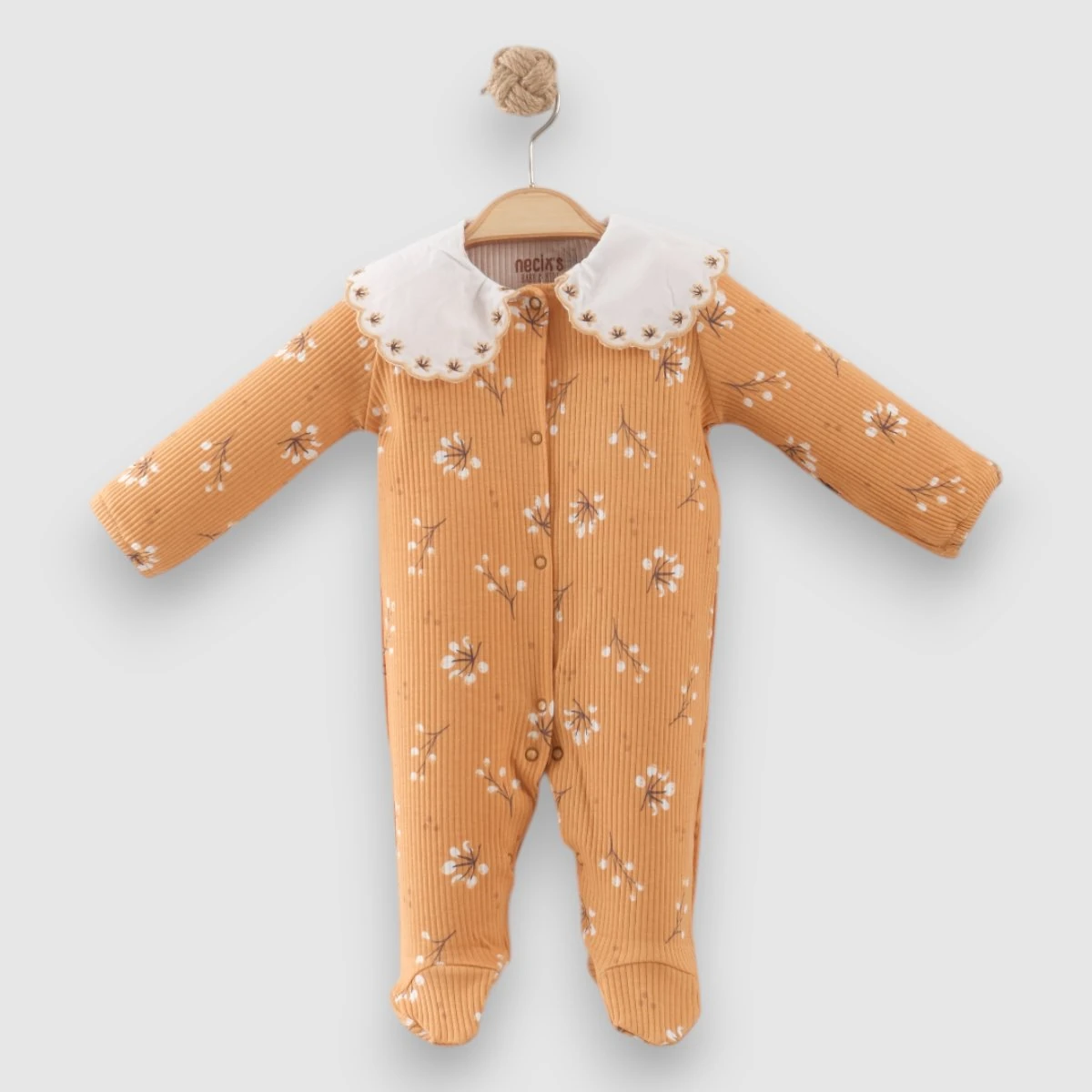 Kız Bebek Sonbahar Temalı Patikli Tulum