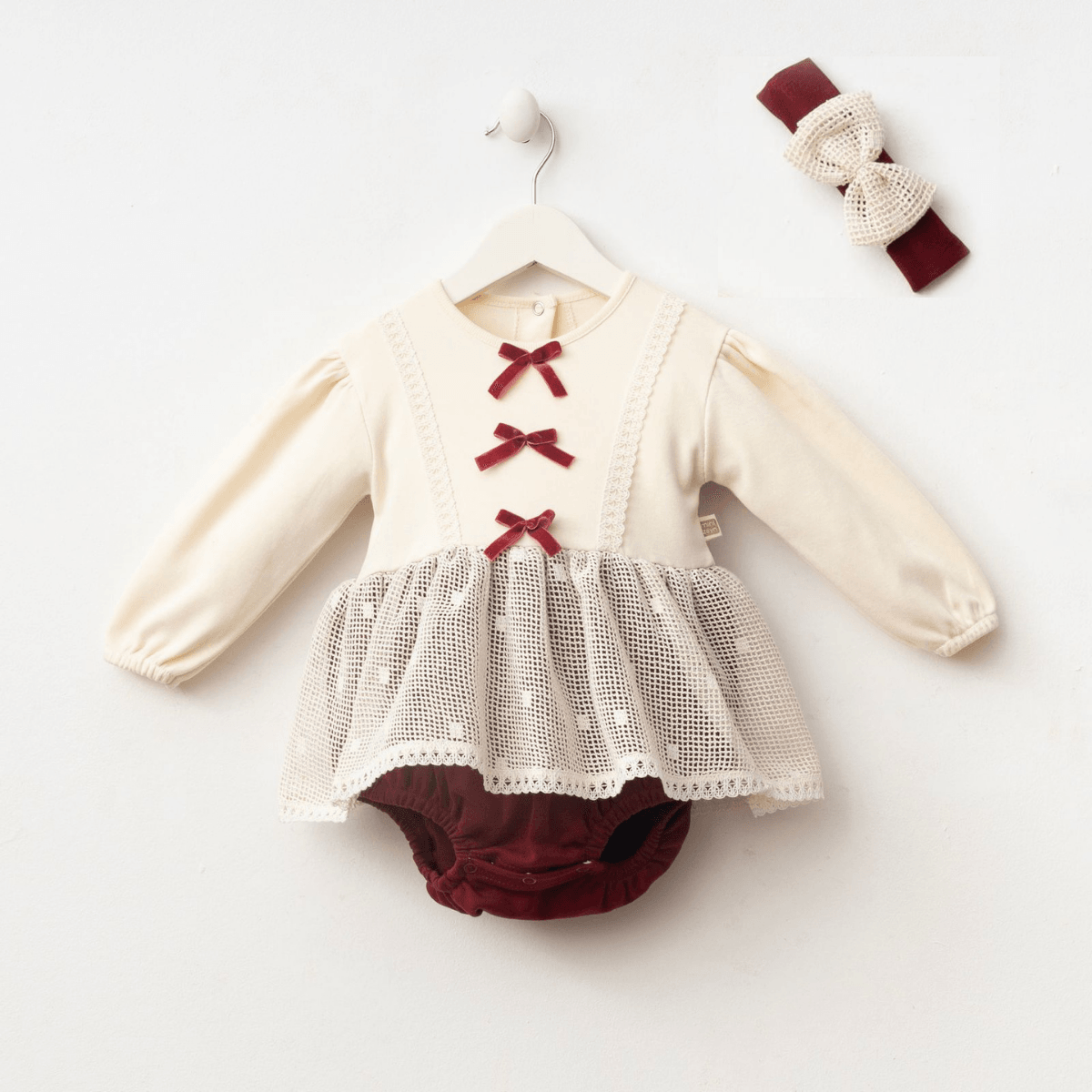 Kız Bebek Premium %100 Pamuk Olivia Romper