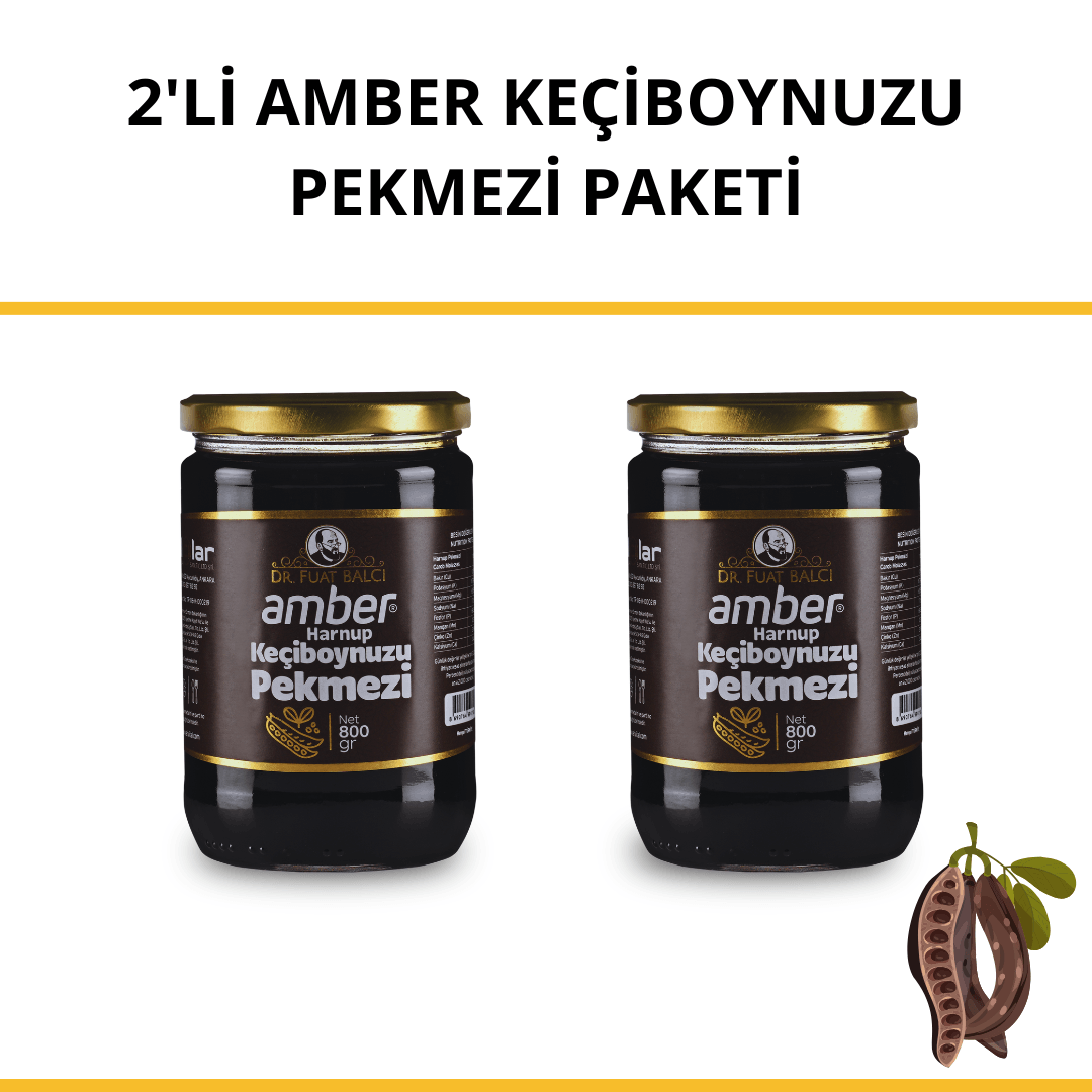 2'li Amber Keçiboynuzu Pekmezi Paketi