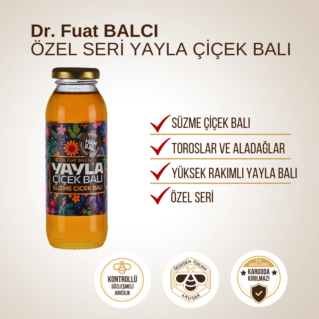 Özel Seri Yayla Çiçek Balı 350gr