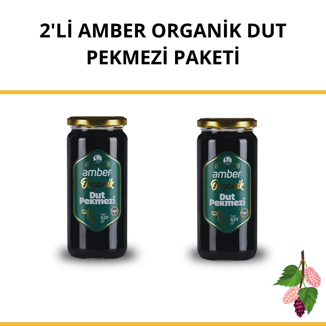 2'li Amber Organik Dut Pekmezi Paketi