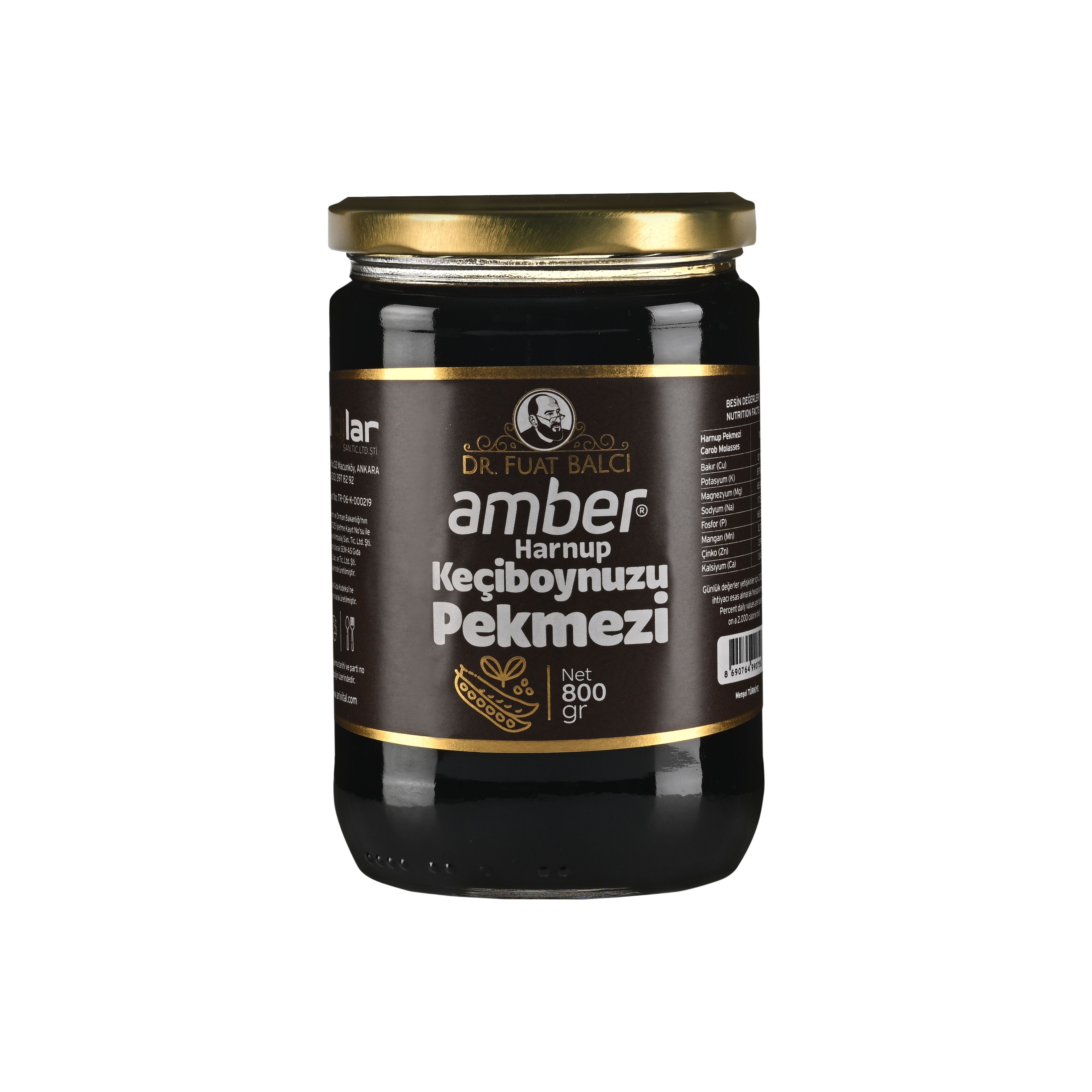 Amber Keçiboynuzu Pekmezi 800 gr