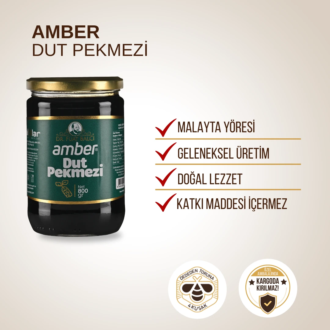 2'li Amber Dut Pekmezi Paketi 2x800 gr