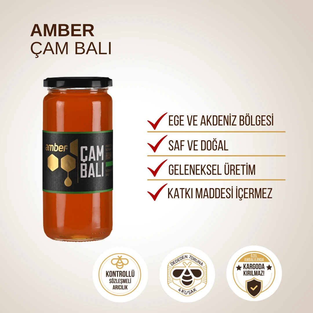 Amber Çam Balı (Ham Bal) 650 gr